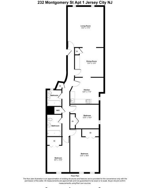 232 MONTGOMERY ST Unit: 1