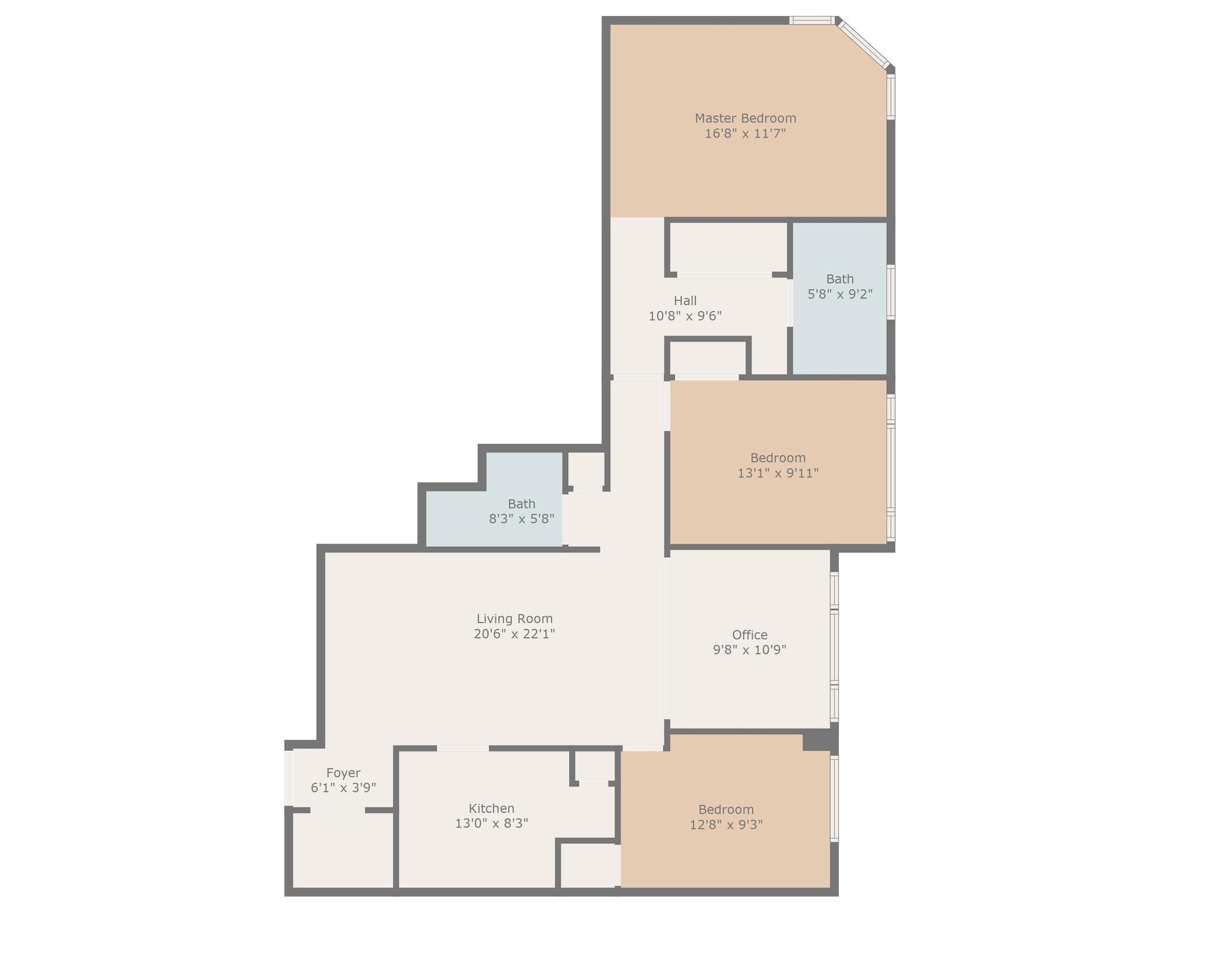 45 RIVER DR SOUTH Unit: 1906