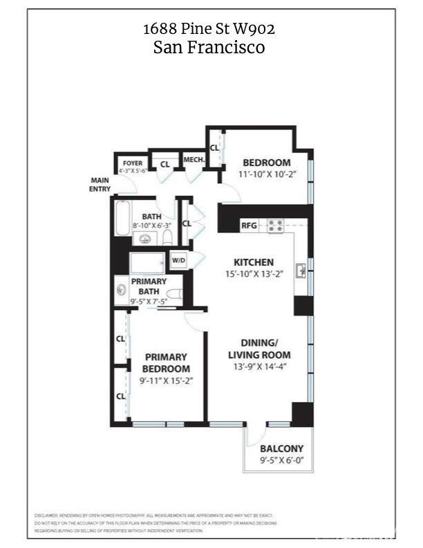 1688 Pine Street # W902