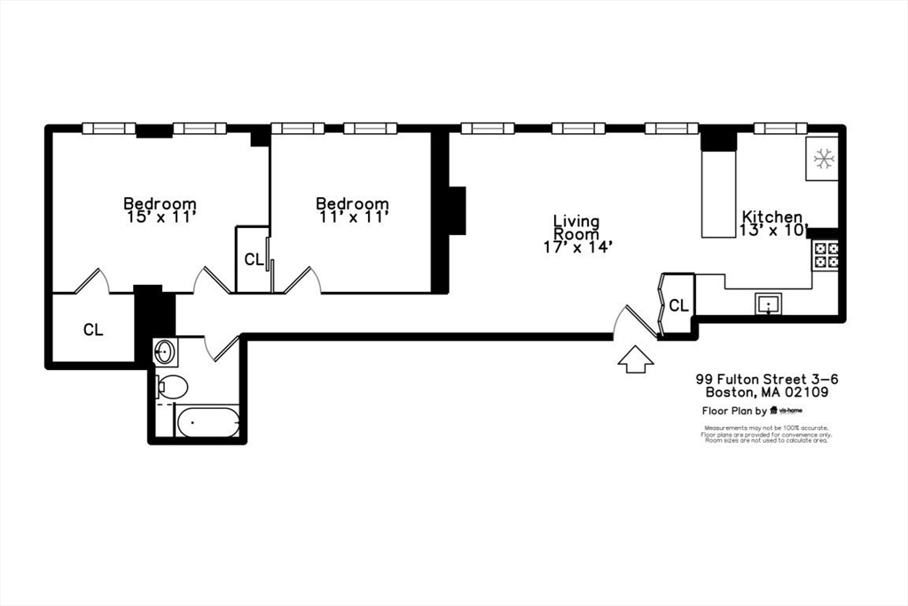99 Fulton Street # 6 Unit: 3-6
