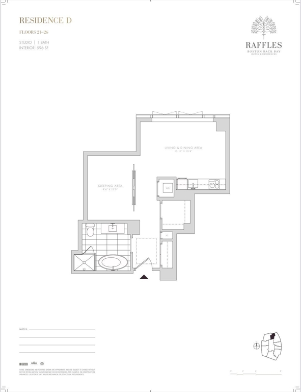 430 Stuart Street Unit: U25D