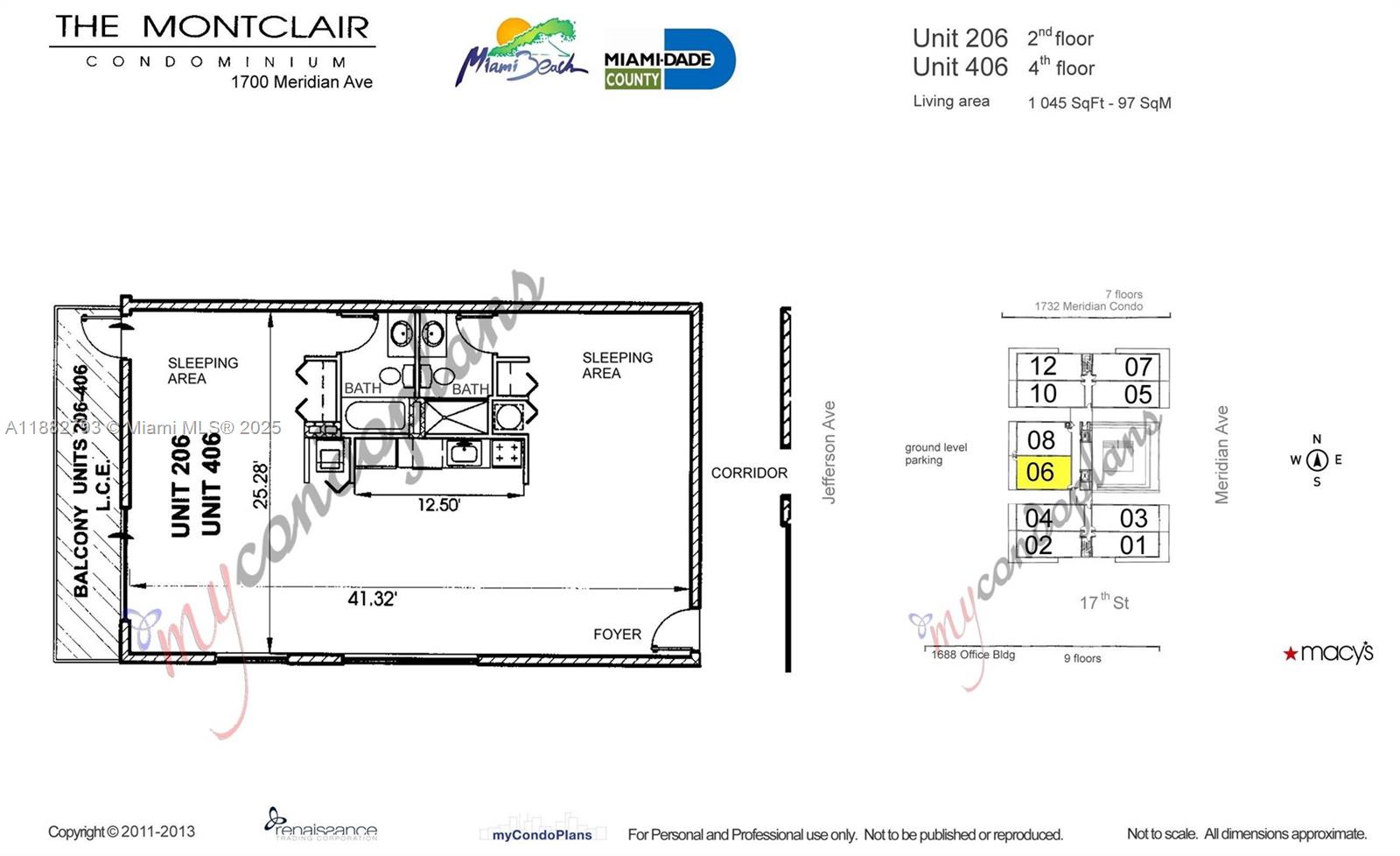 1700 Meridian Ave # 406