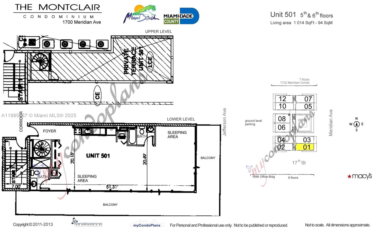 1700 Meridian Ave # 501