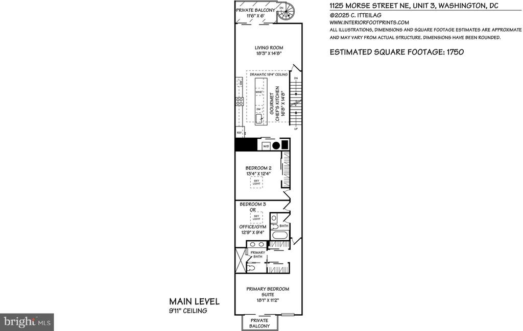 1125 MORSE STREET NE 3 PENTHOUSE