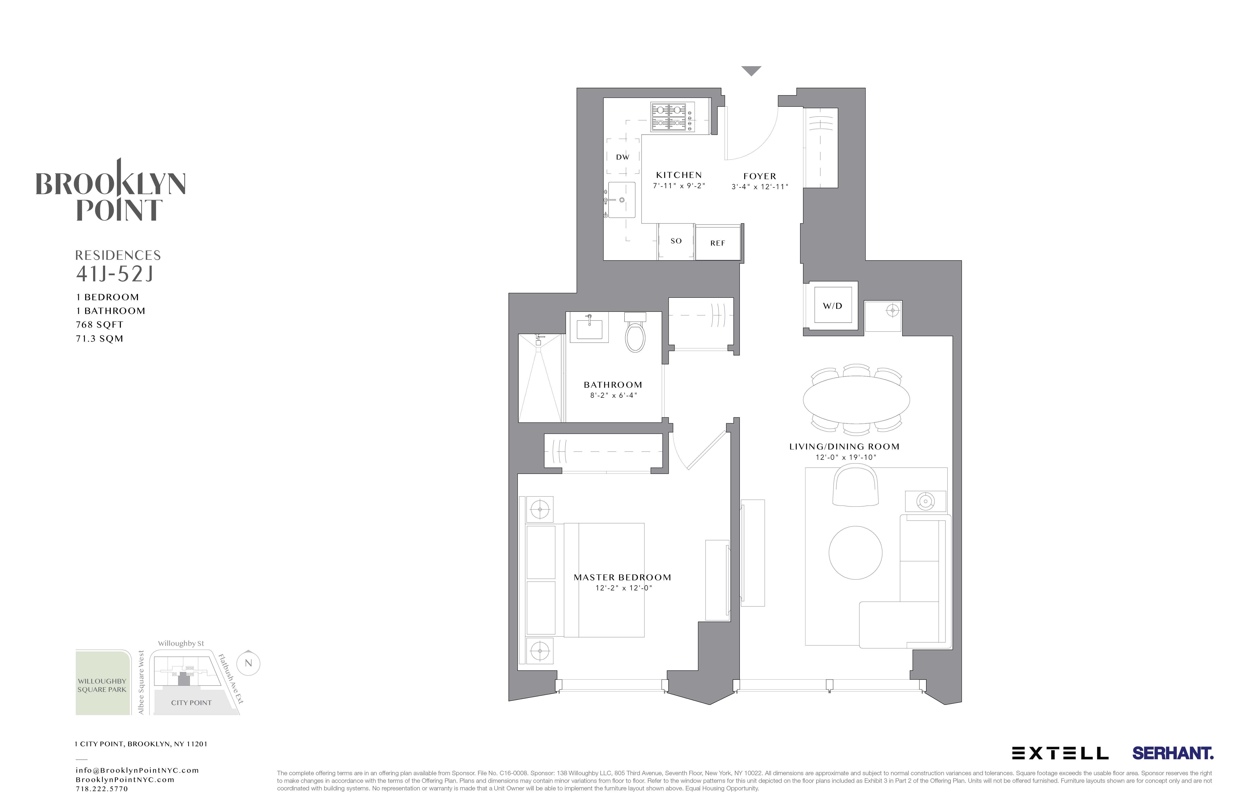 One City Point Unit: 52J