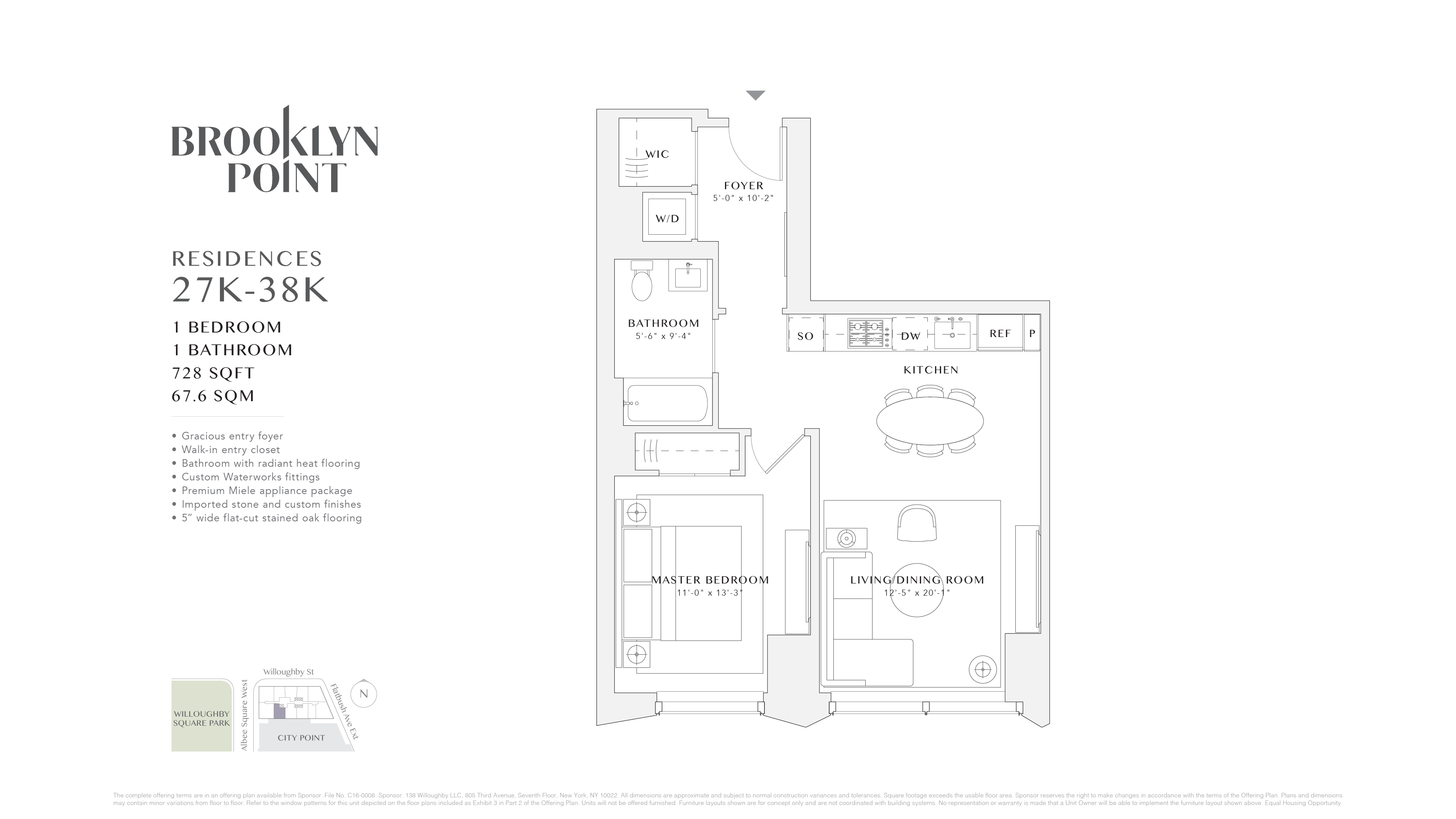 One City Point Unit: 34K