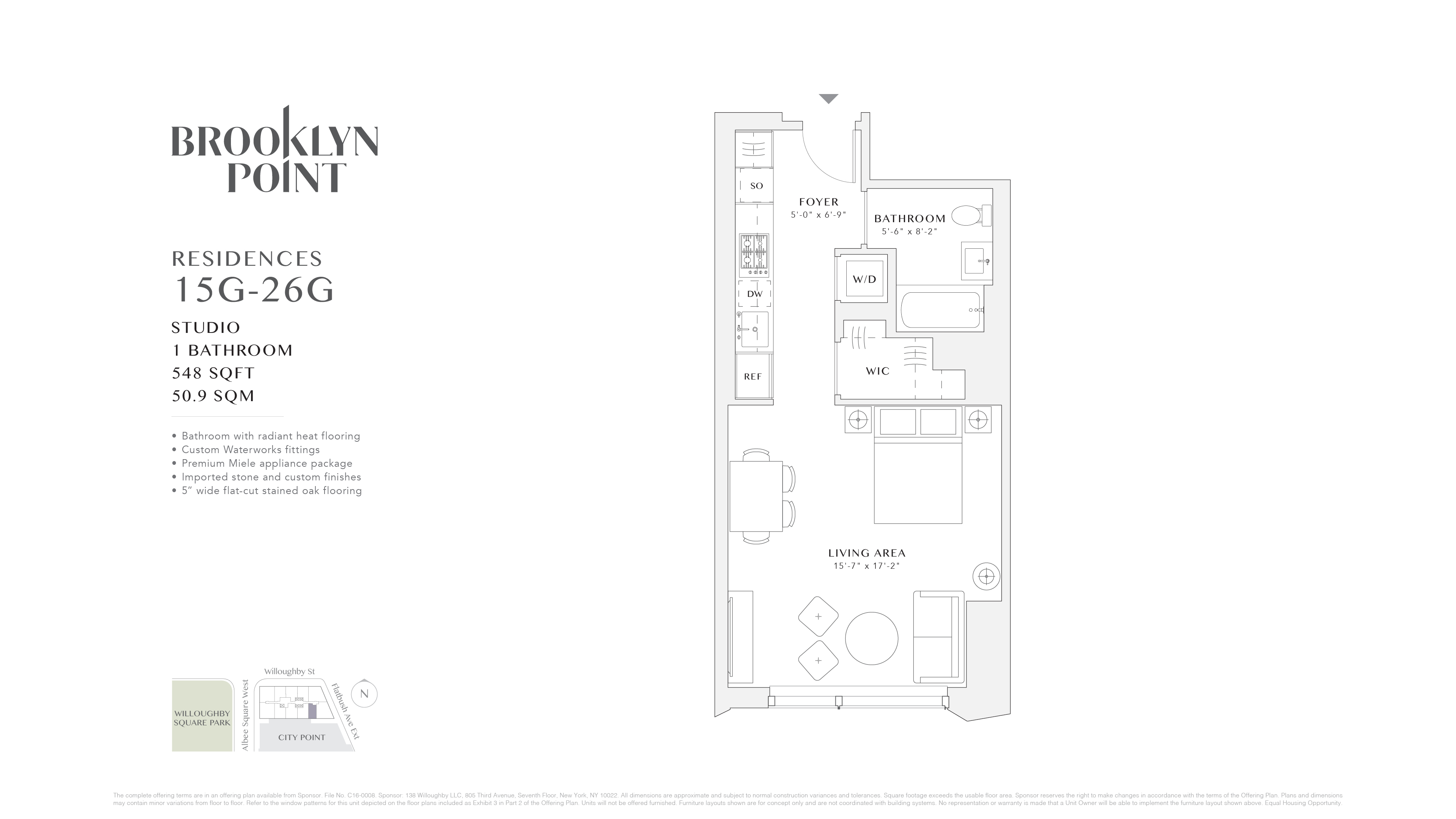 One City Point Unit: 25G
