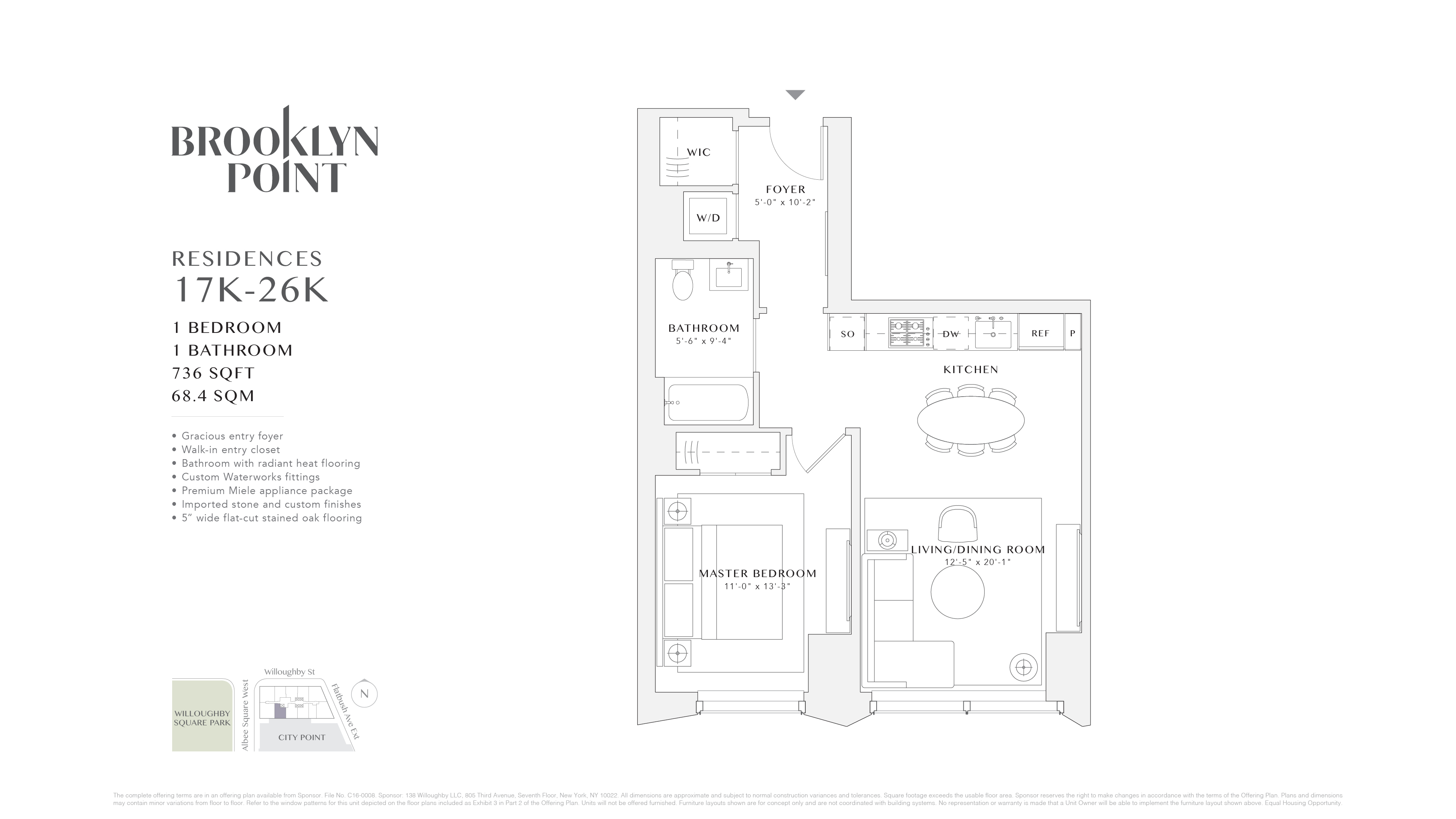 One City Point Unit: 21K