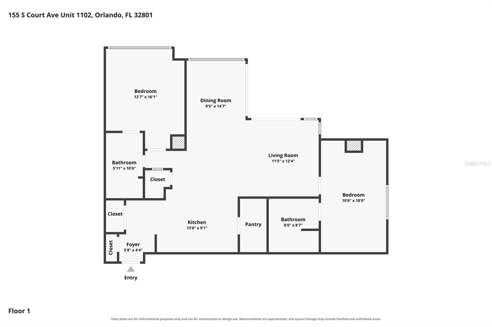 155 S COURT AVE #1102