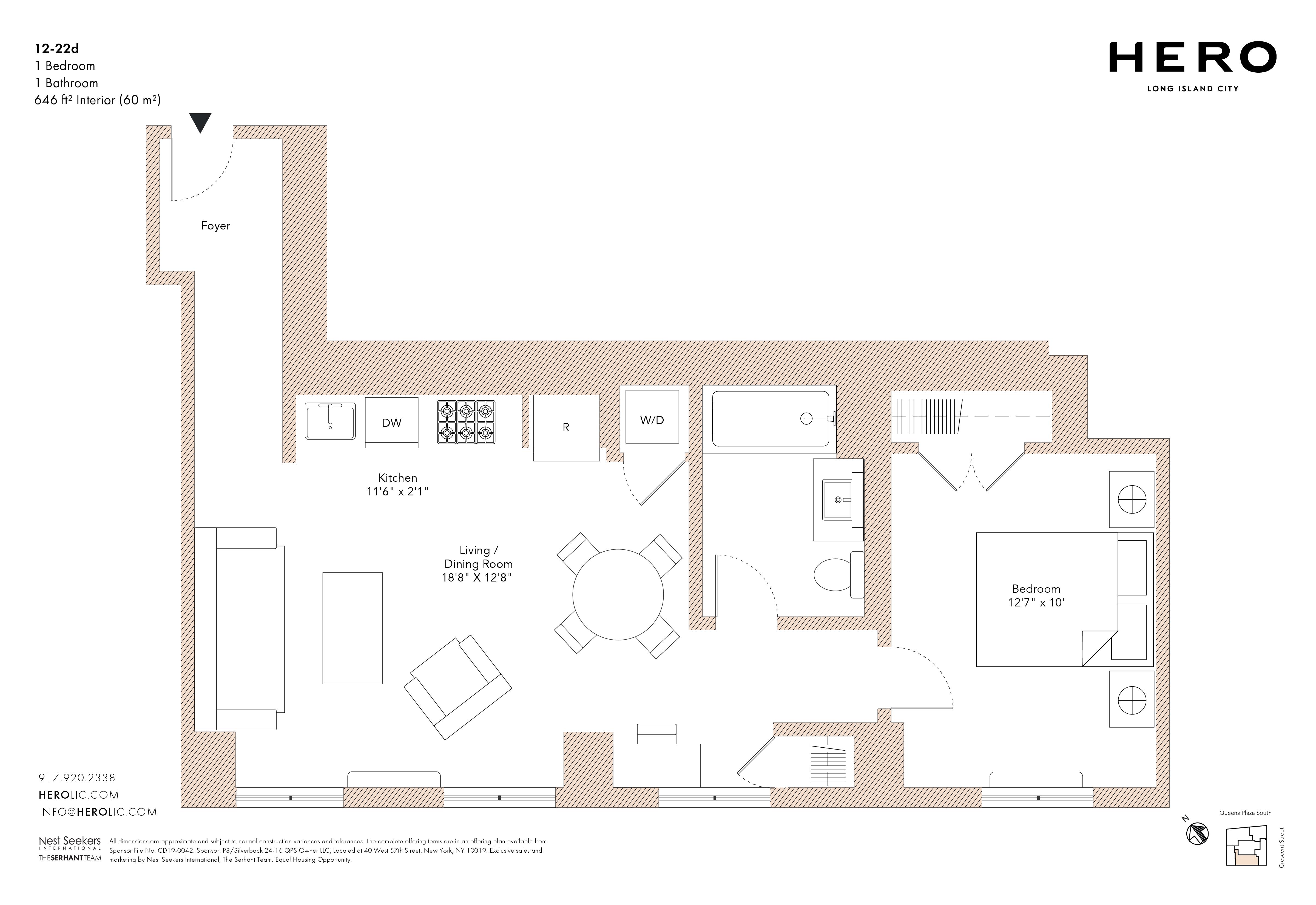 24-16 Queens Plaza South Unit: 19-D
