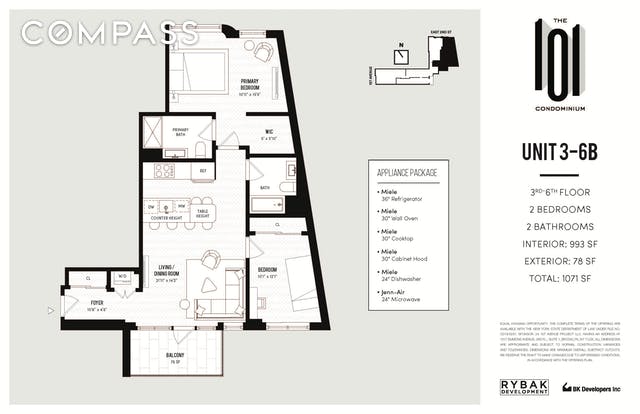 101 E 2nd Street Unit: 3-B