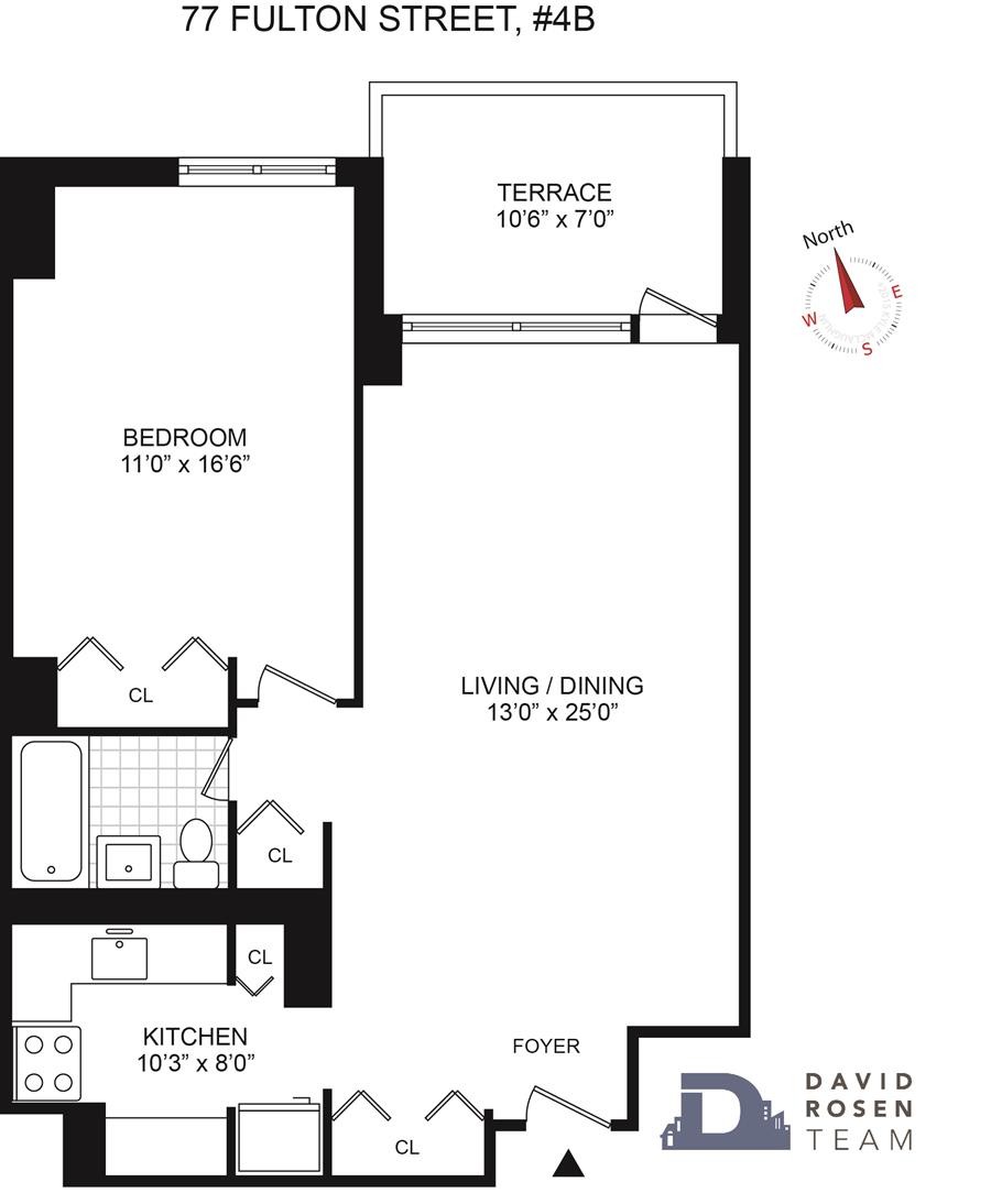 77 Fulton Street Unit: 4B