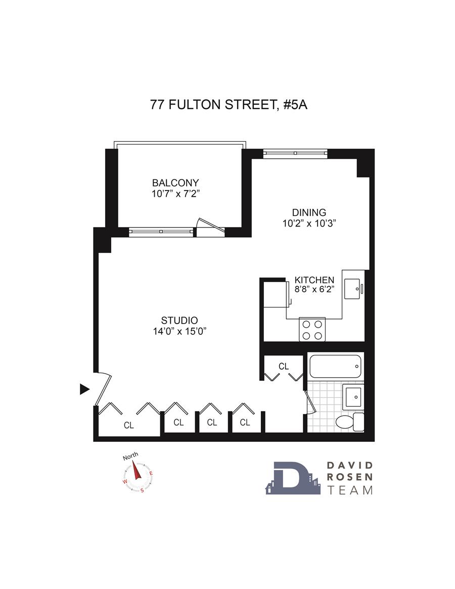 77 Fulton Street Unit: 5A