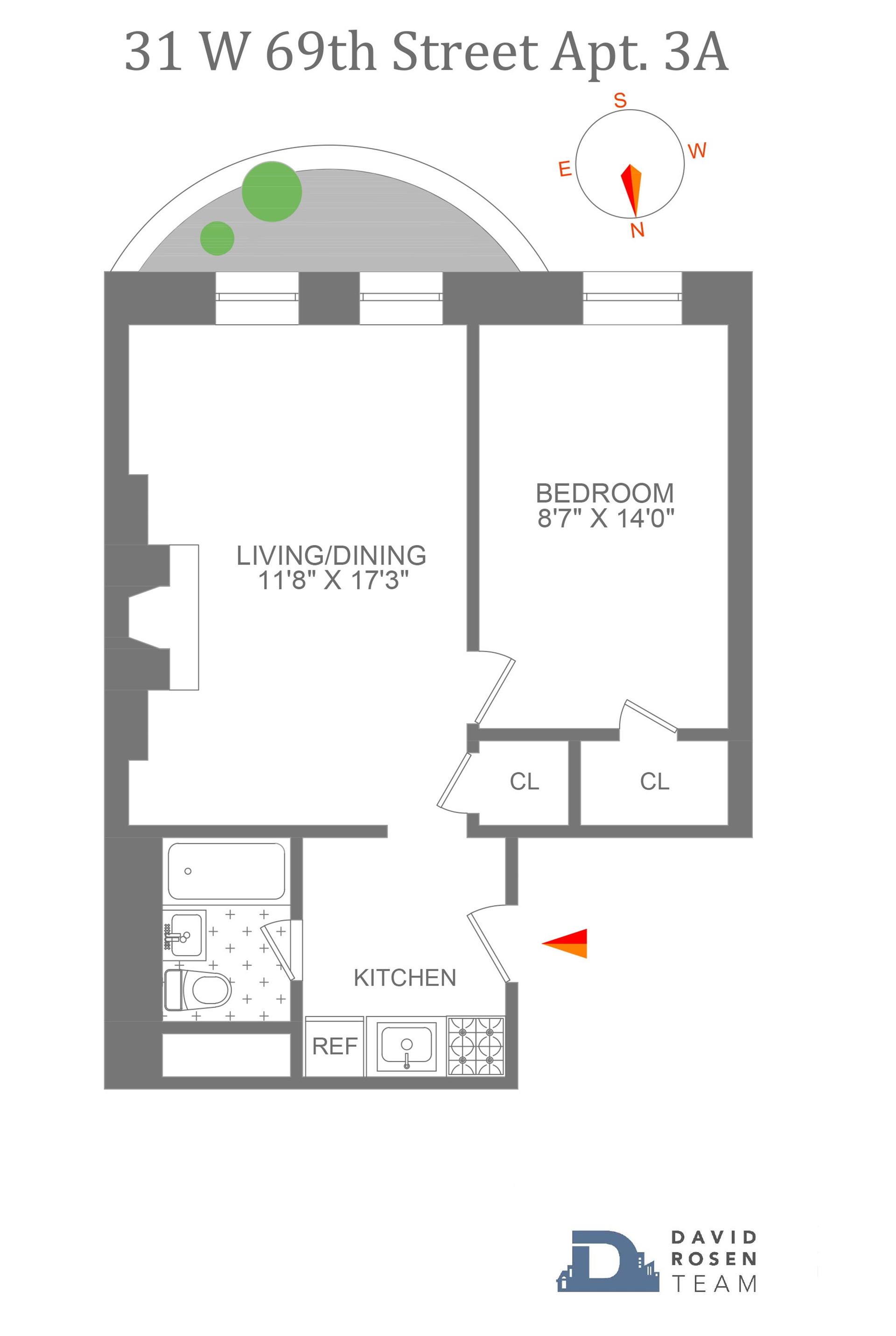 31 W 69th Street Unit: 3A