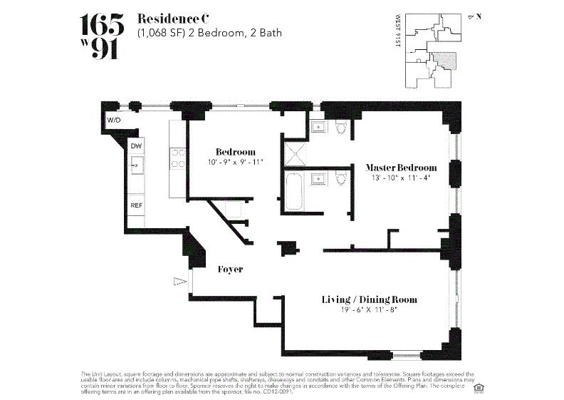 165 W 91st Street Unit: 2C