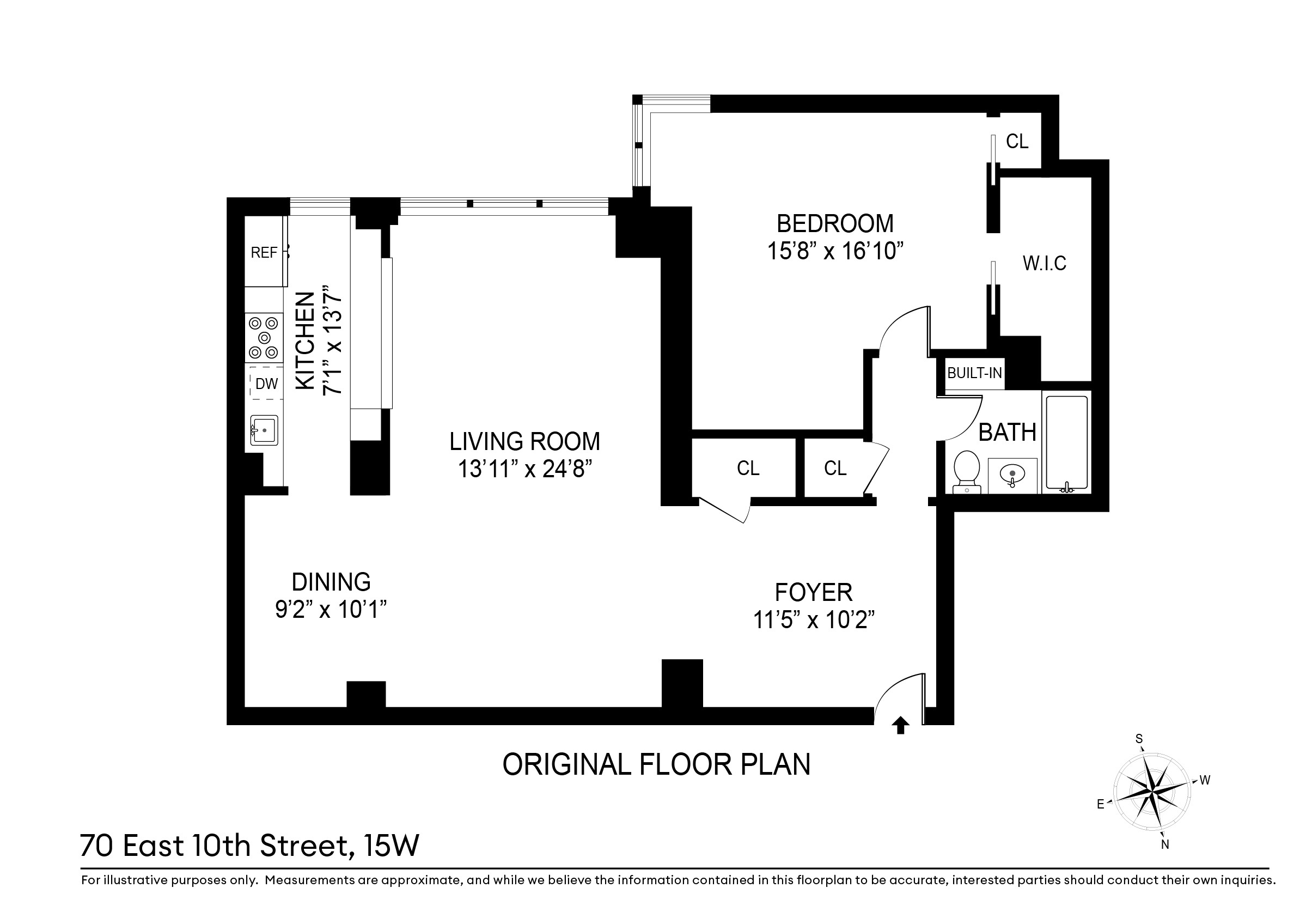 70 E 10TH Street Unit: 15W