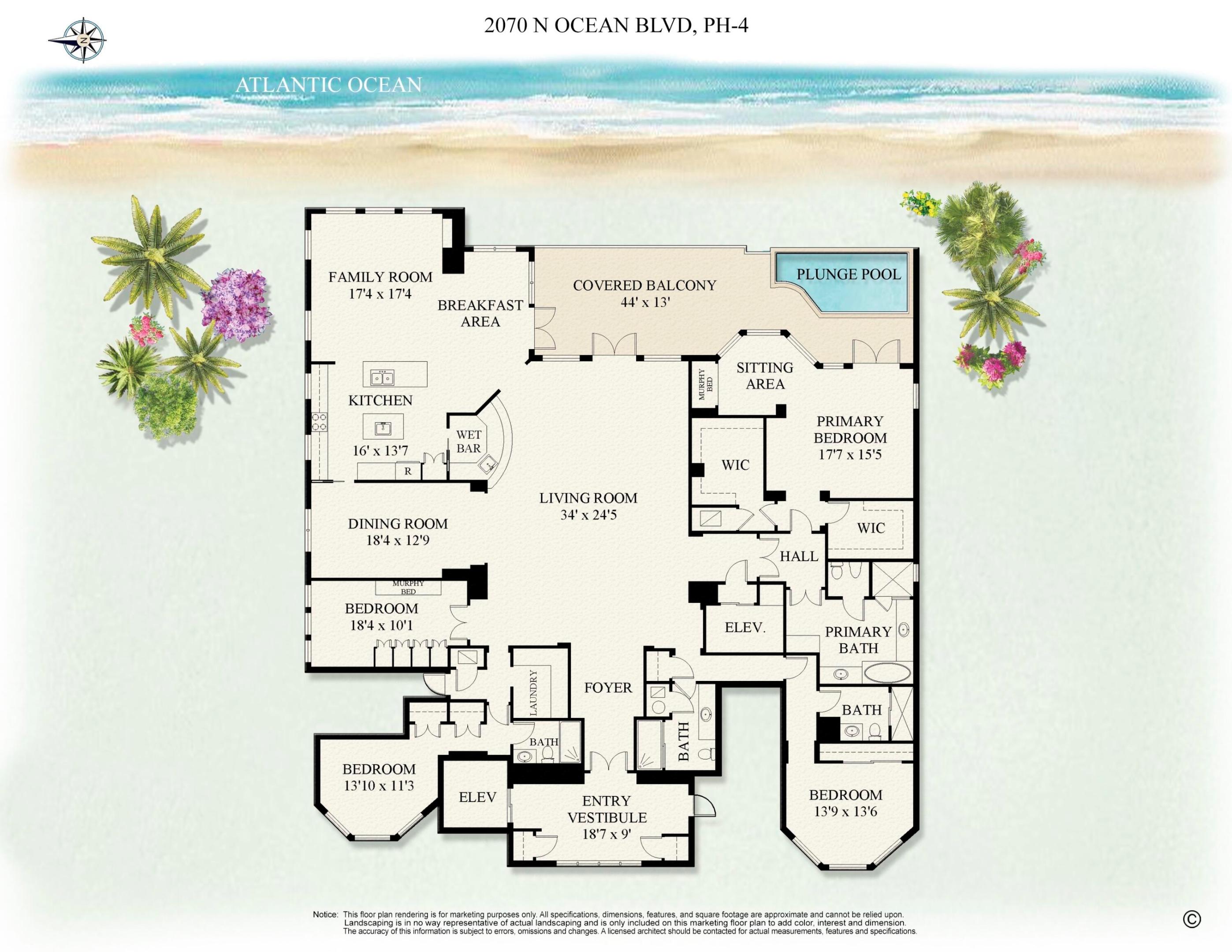 2070 N Ocean Boulevard Ph4