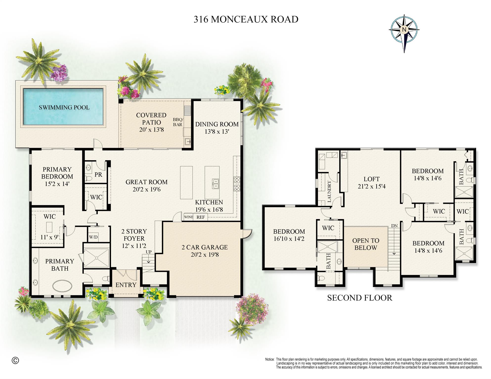 316 Monceaux Road