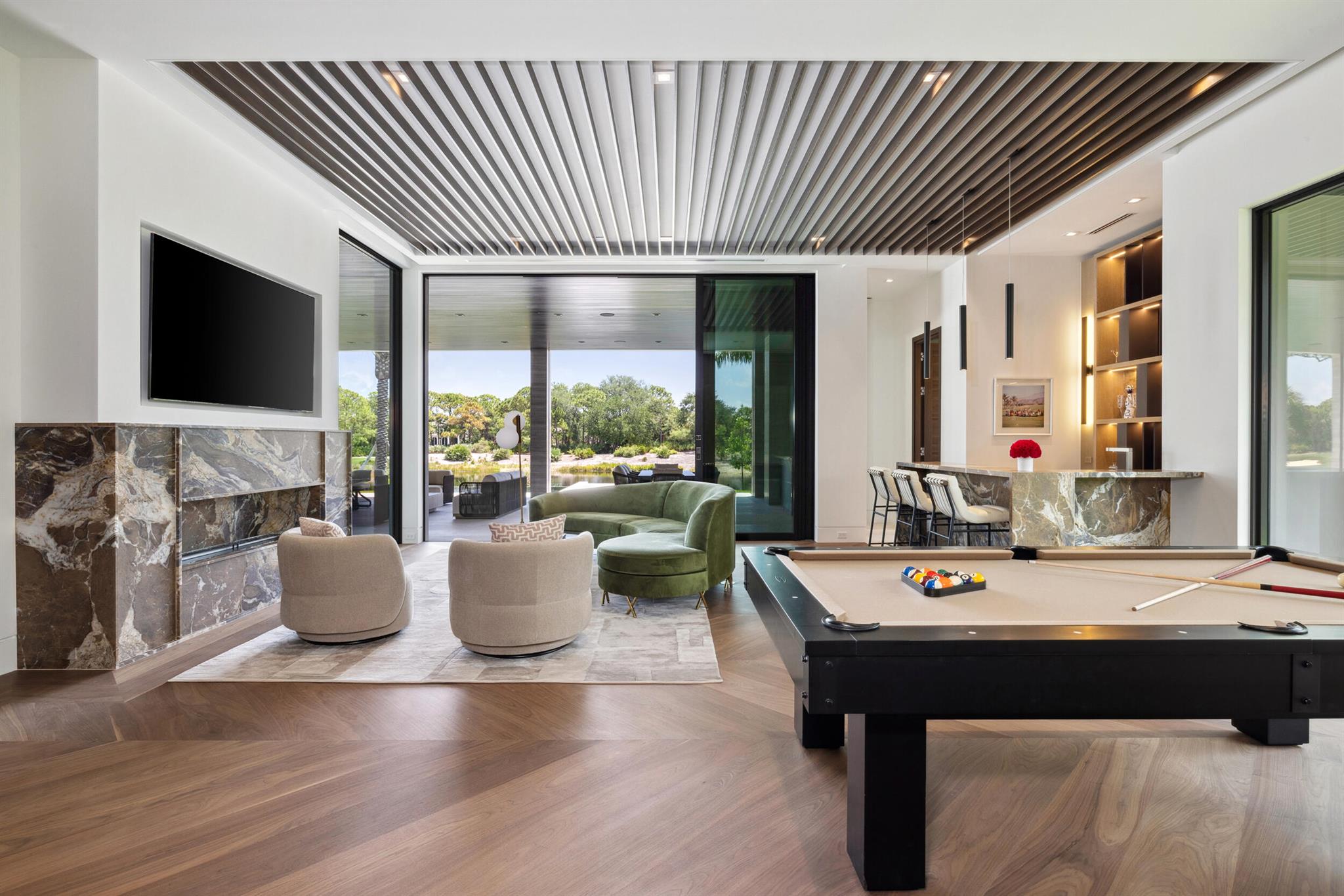 Ultra-Luxury New Construction in The Bear’s Club – 7BR Estate with Lake & Golf Views