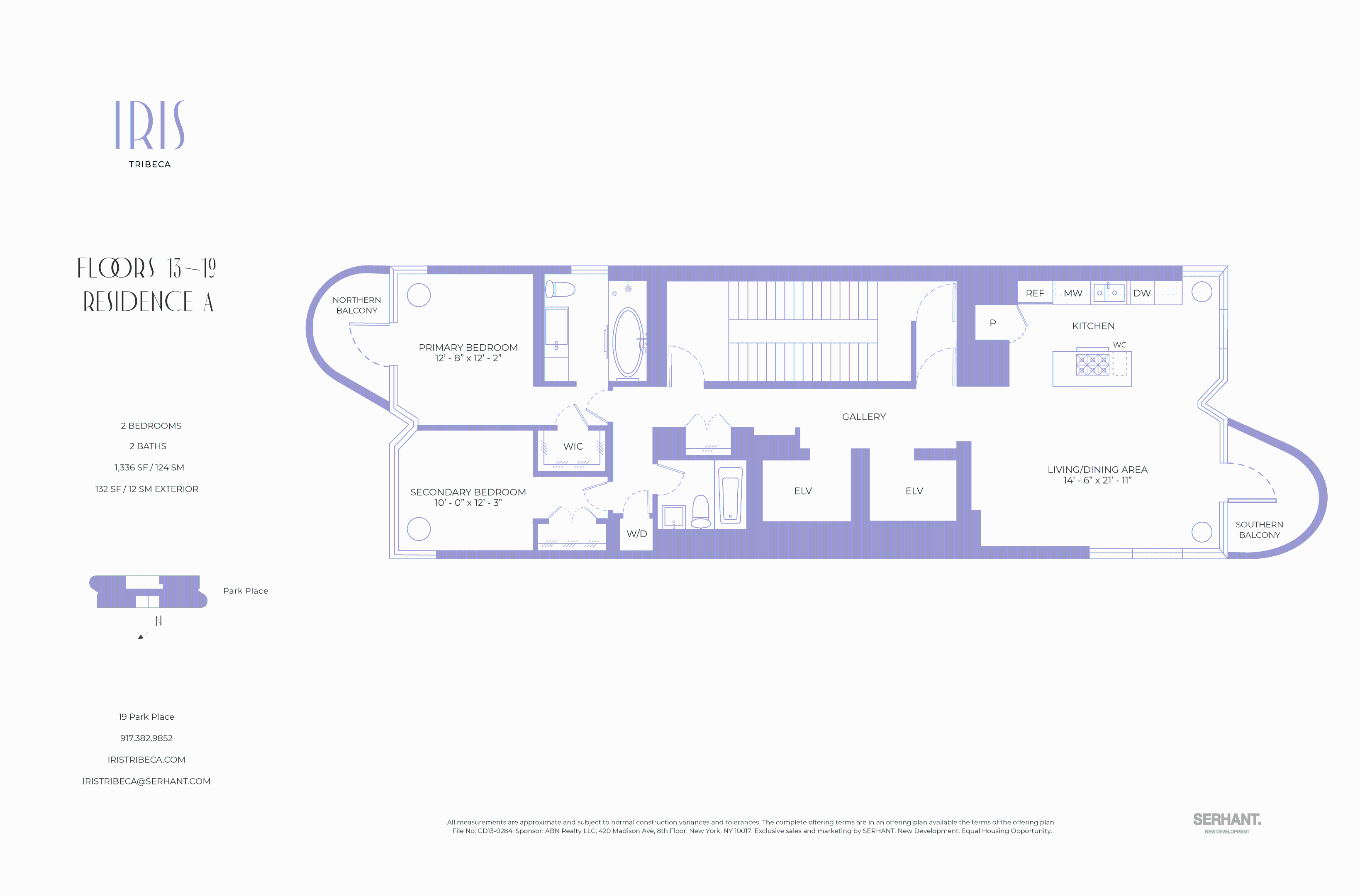 19 PARK Place Unit: 16A