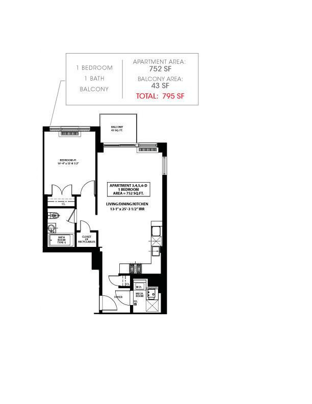 260 North 9th Street Unit: 4D