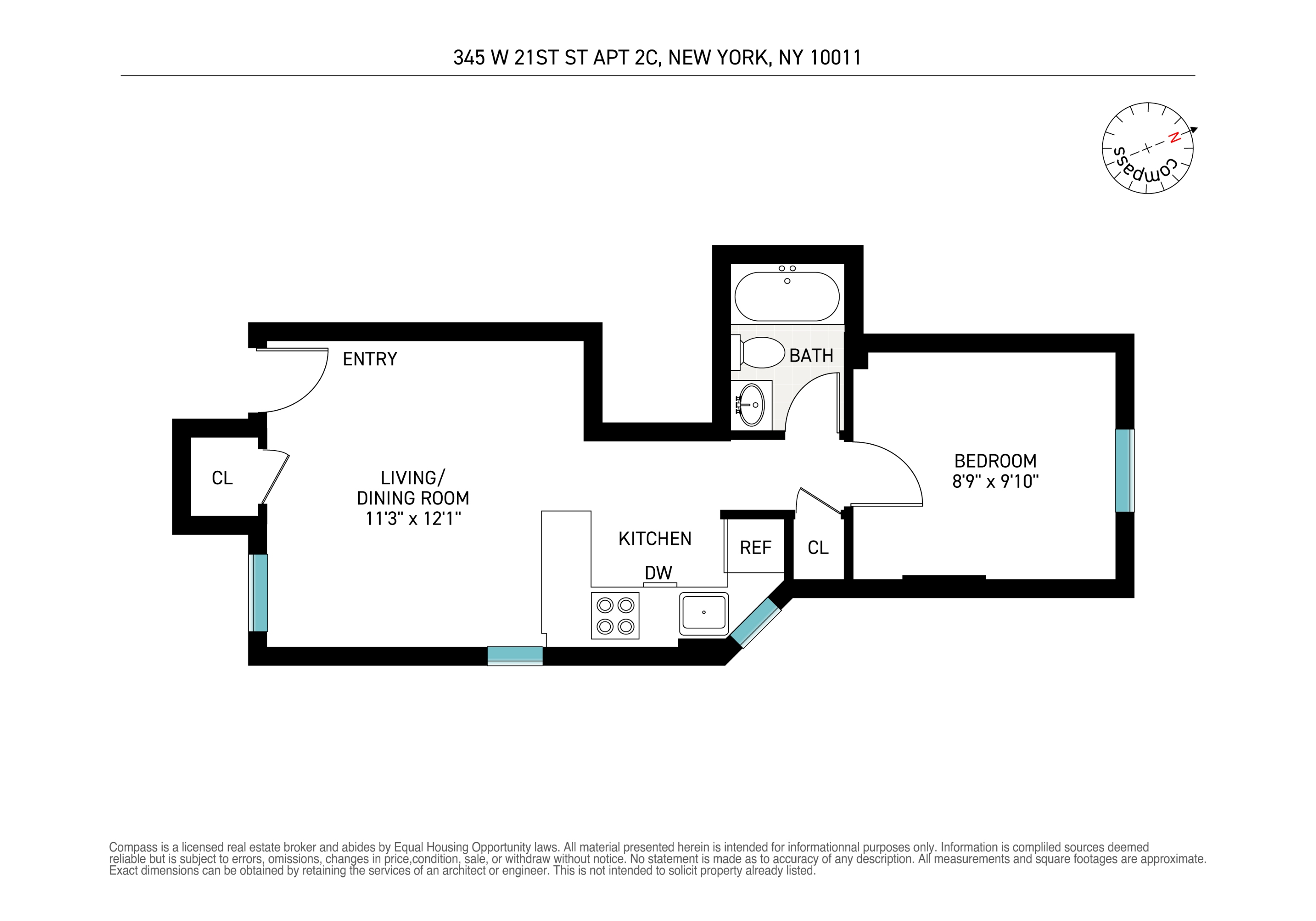 345 West 21st Street Unit: 2C