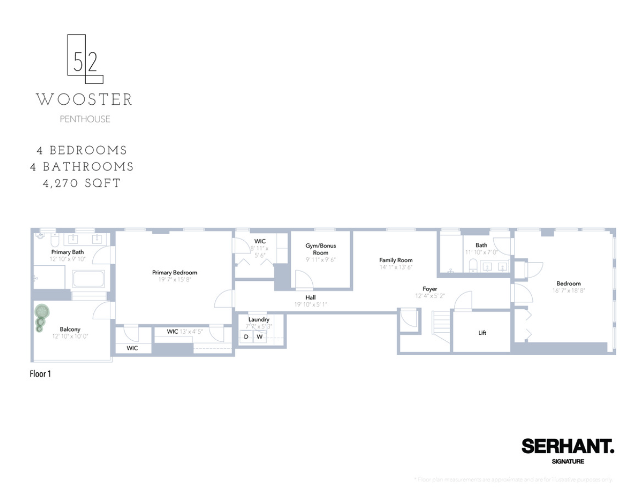 52 WOOSTER Street Unit: PH