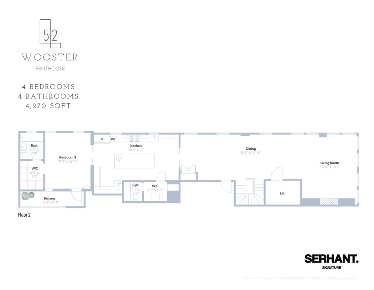 52 WOOSTER Street Unit: PH