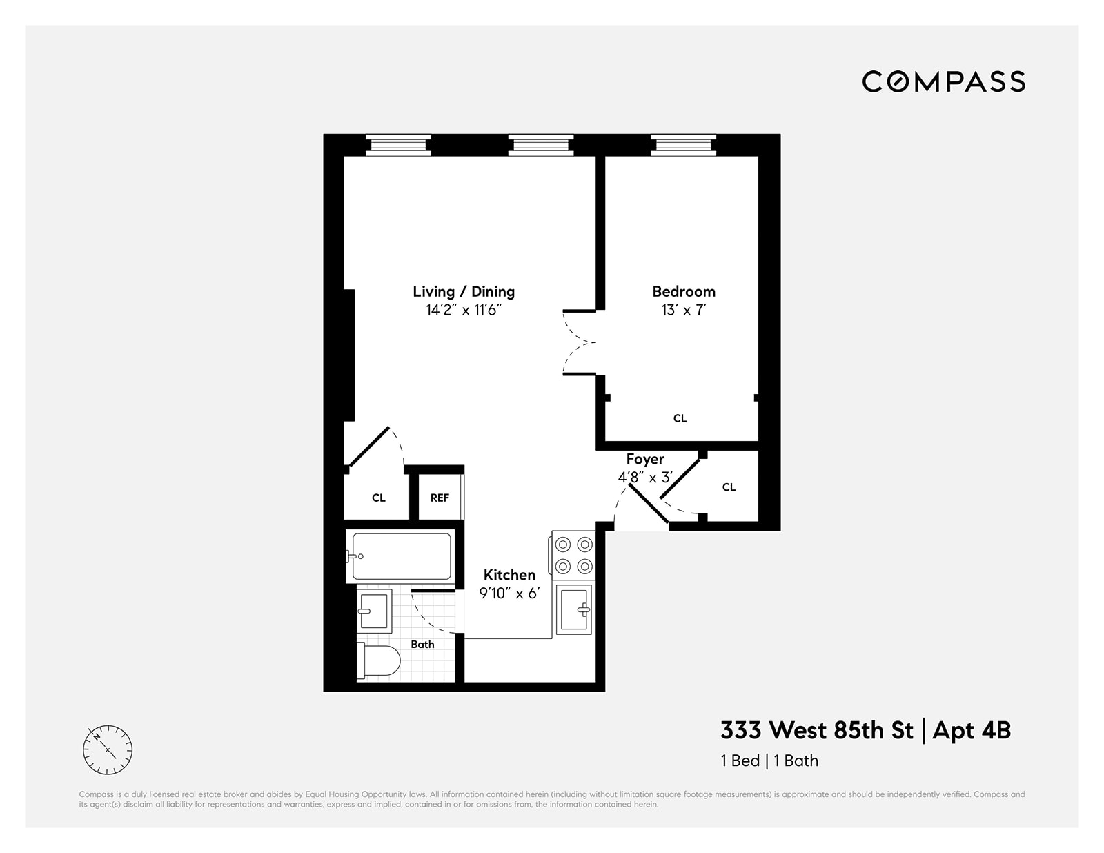 333 West 85th Street Unit: 4B