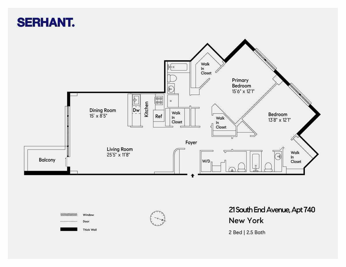 21 S End Avenue Unit: 74O