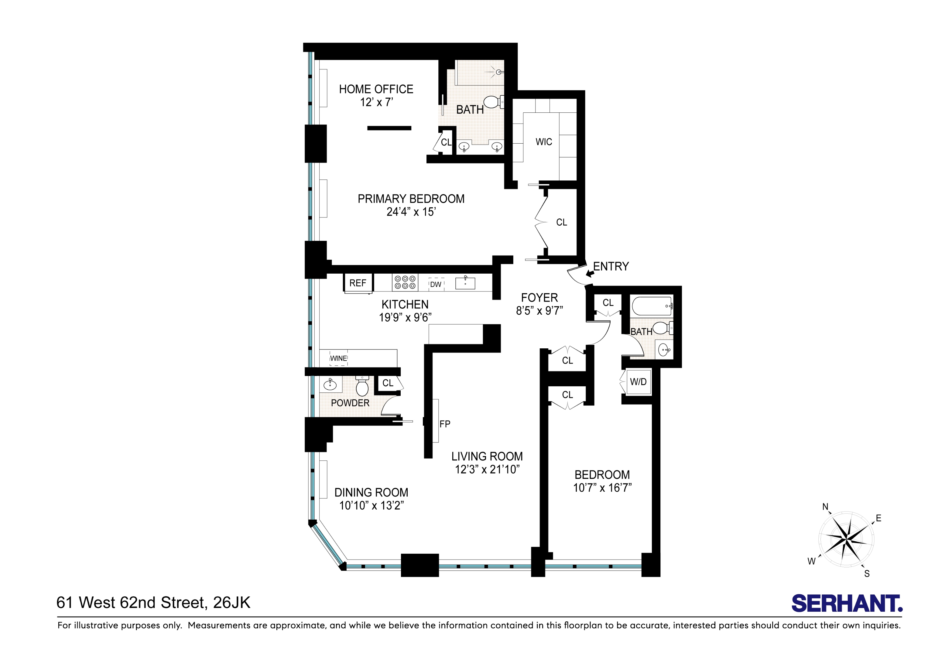 61 W 62ND Street Unit: 26JK