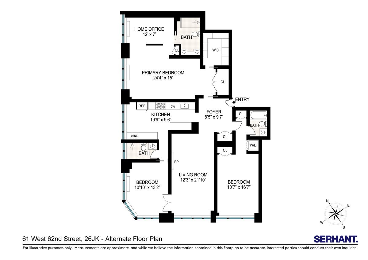 61 W 62ND Street Unit: 26JK