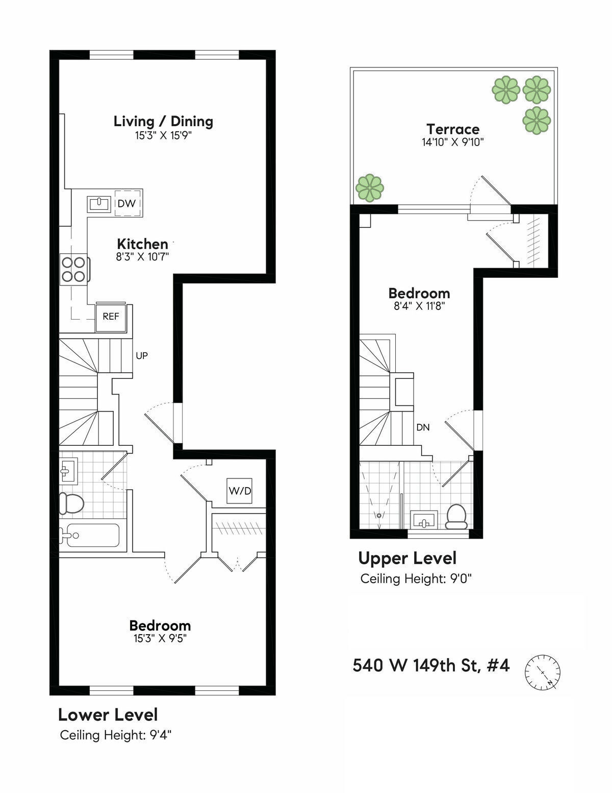540 W 149TH Street Unit: PENTHOUSE