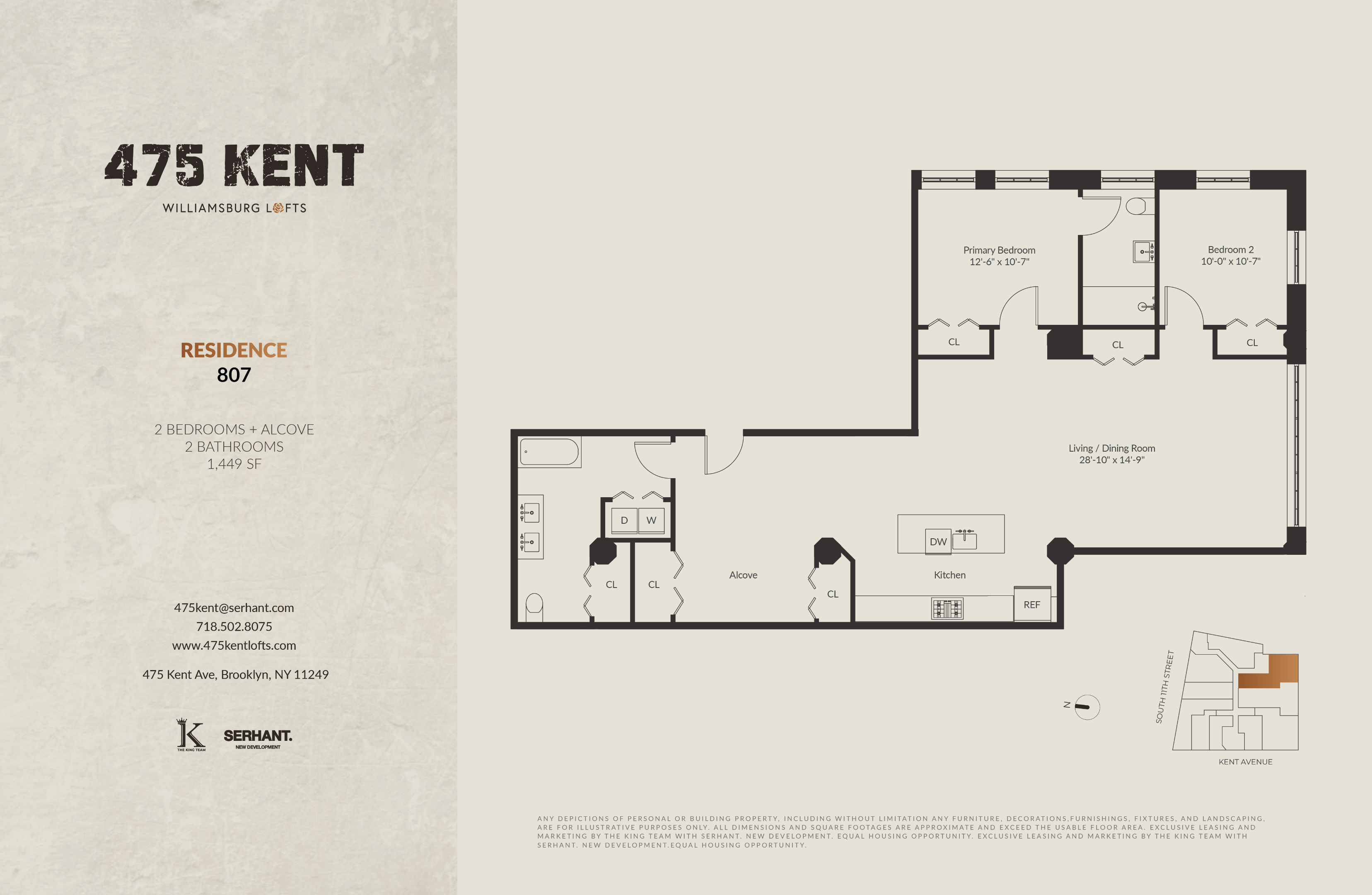 475 Kent Avenue Unit: 807