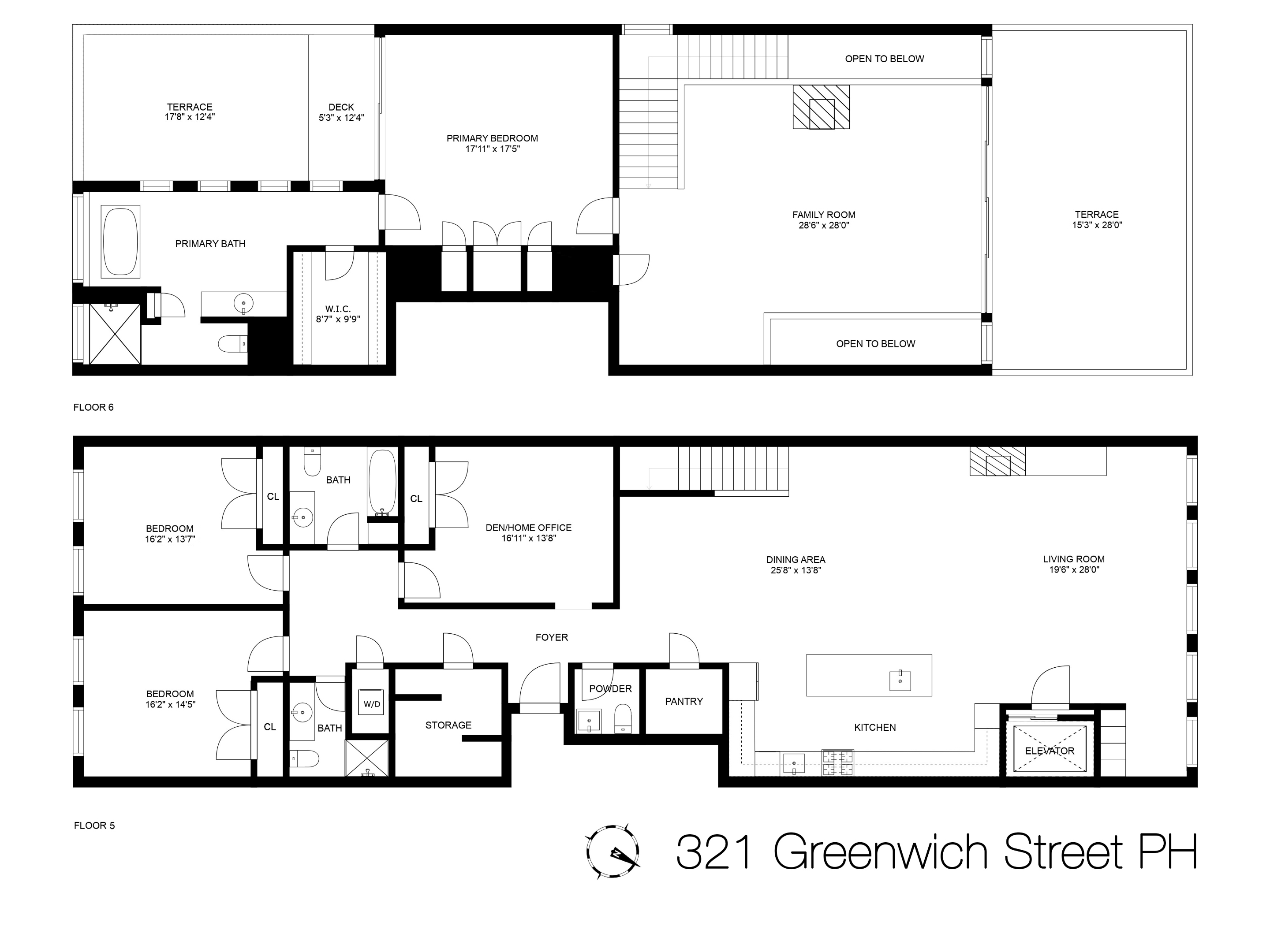 321 Greenwich Street Unit: PENTHOUSE