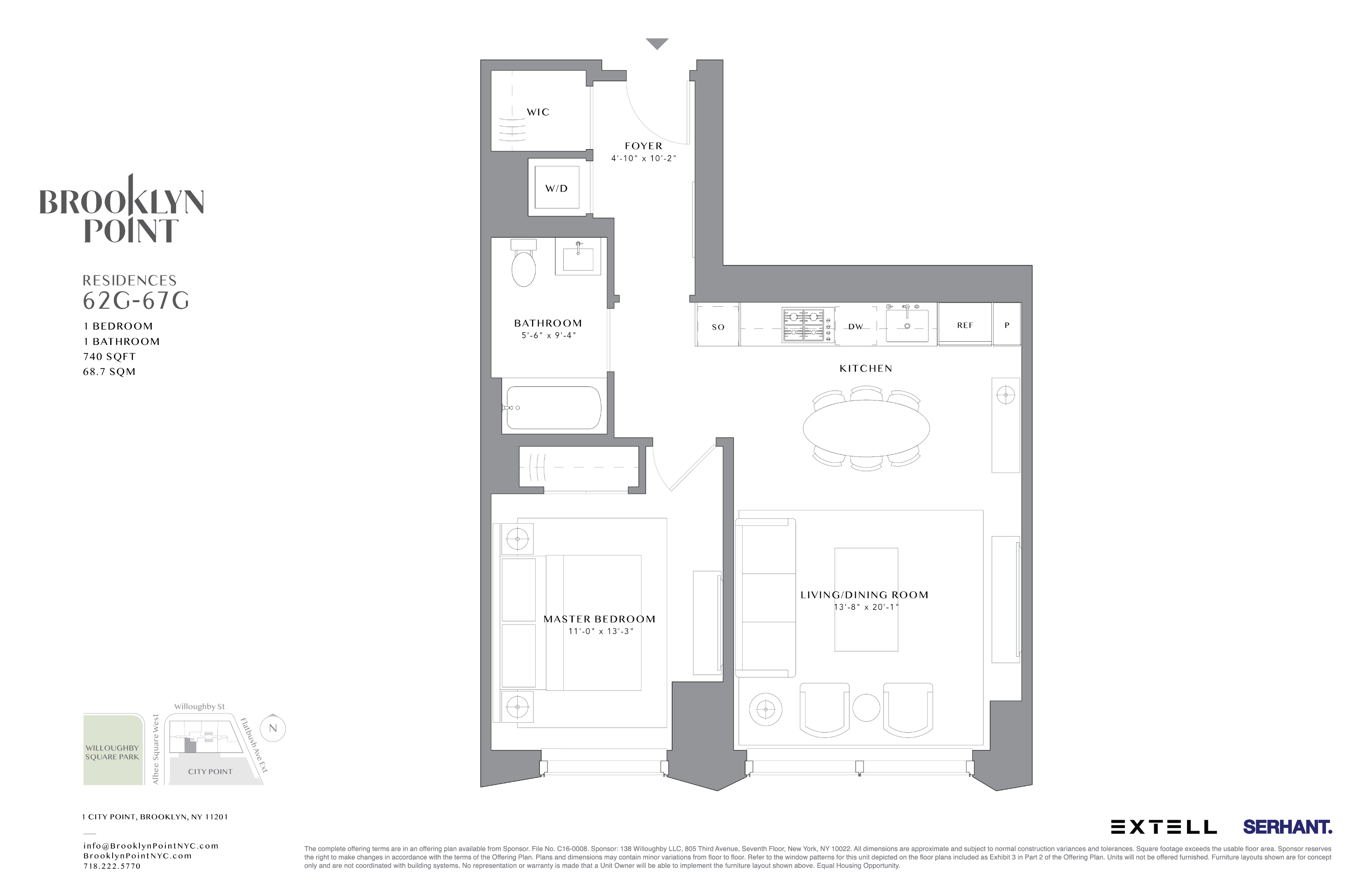 1 City Point Unit: 67G