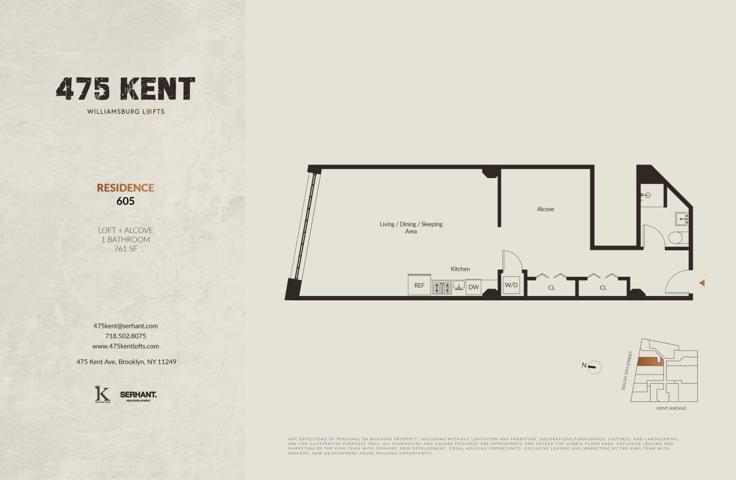 475 KENT Avenue Unit: 605