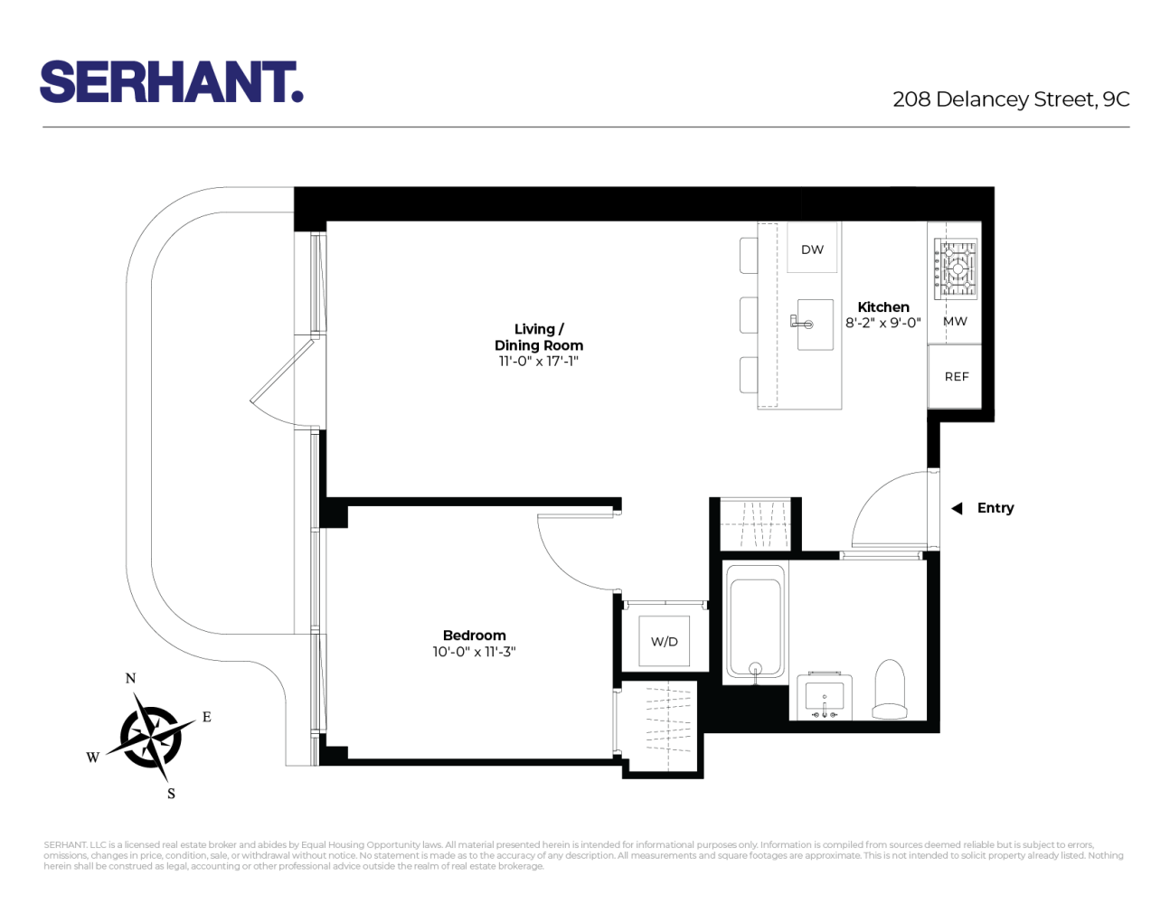 208 Delancey Street Unit: 9C