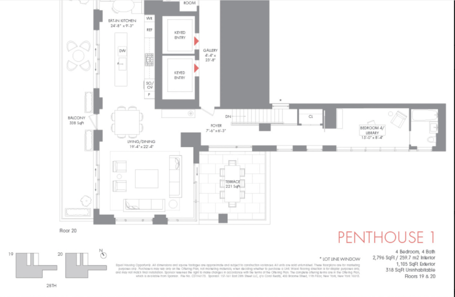 181 E 28th Street Unit: PH-1