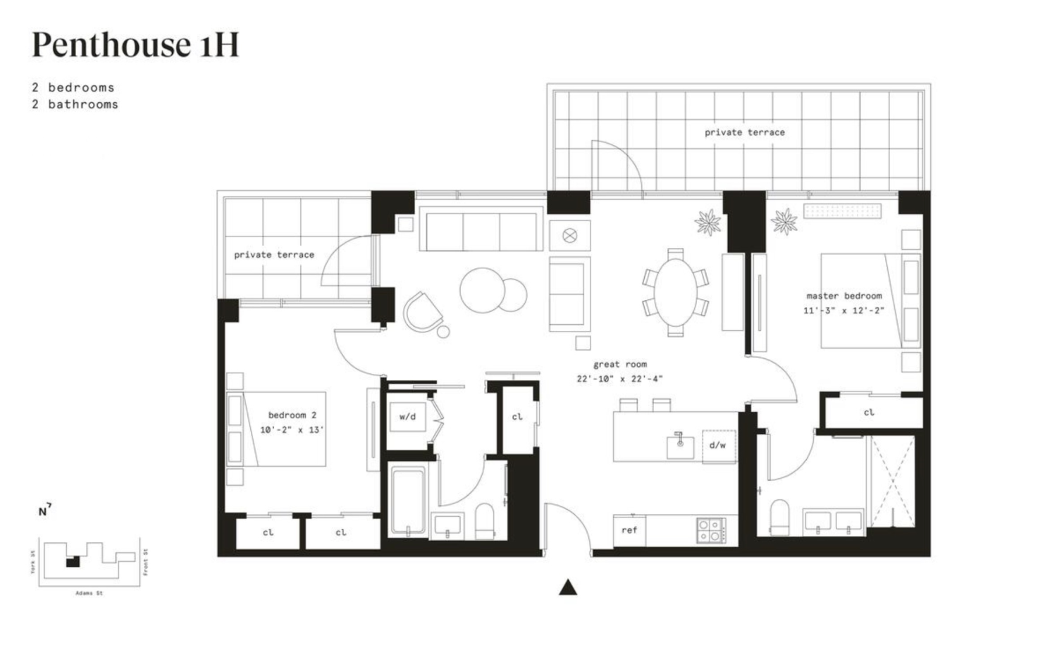 98 Front Street Unit: PH1H