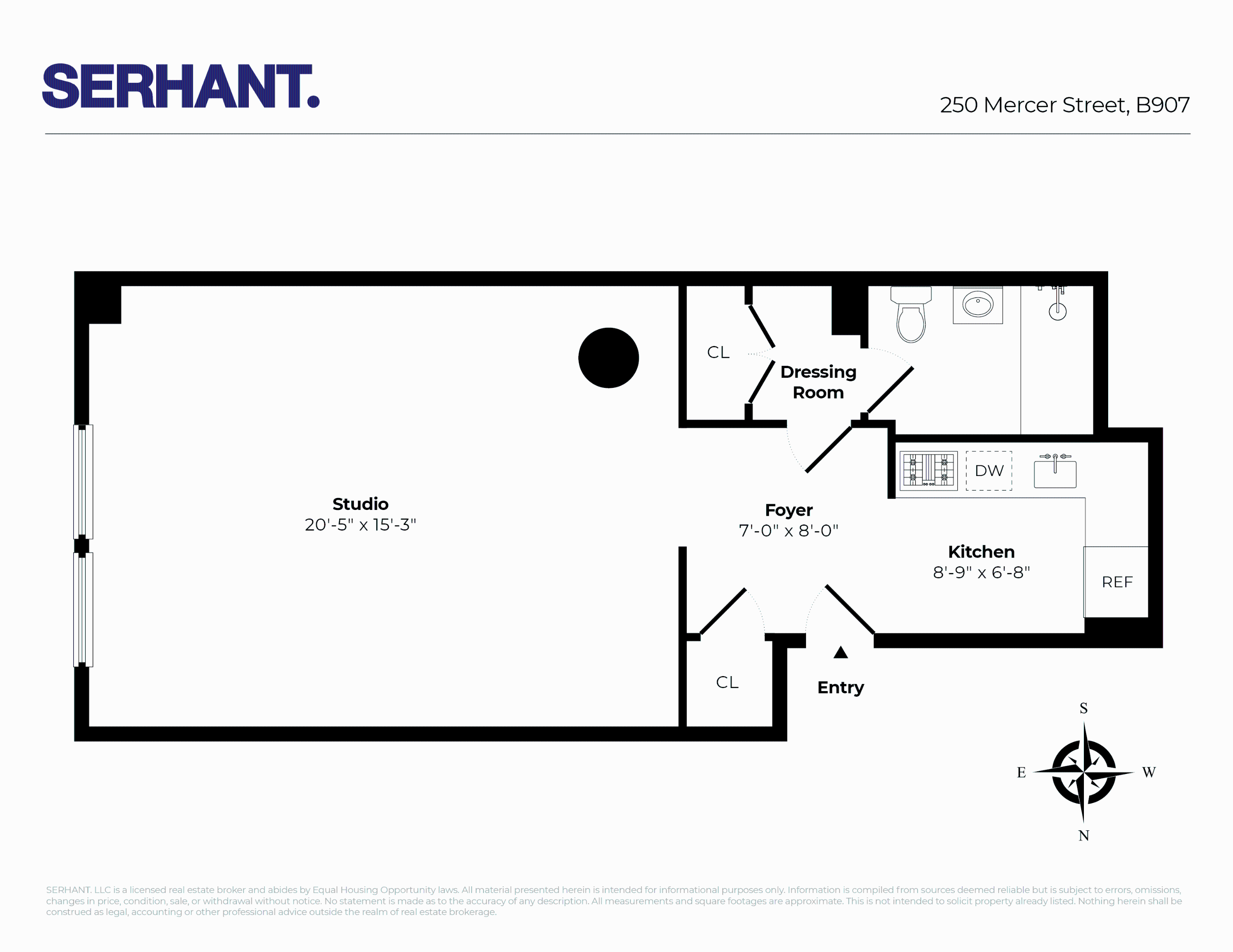 250 Mercer Street Unit: B907