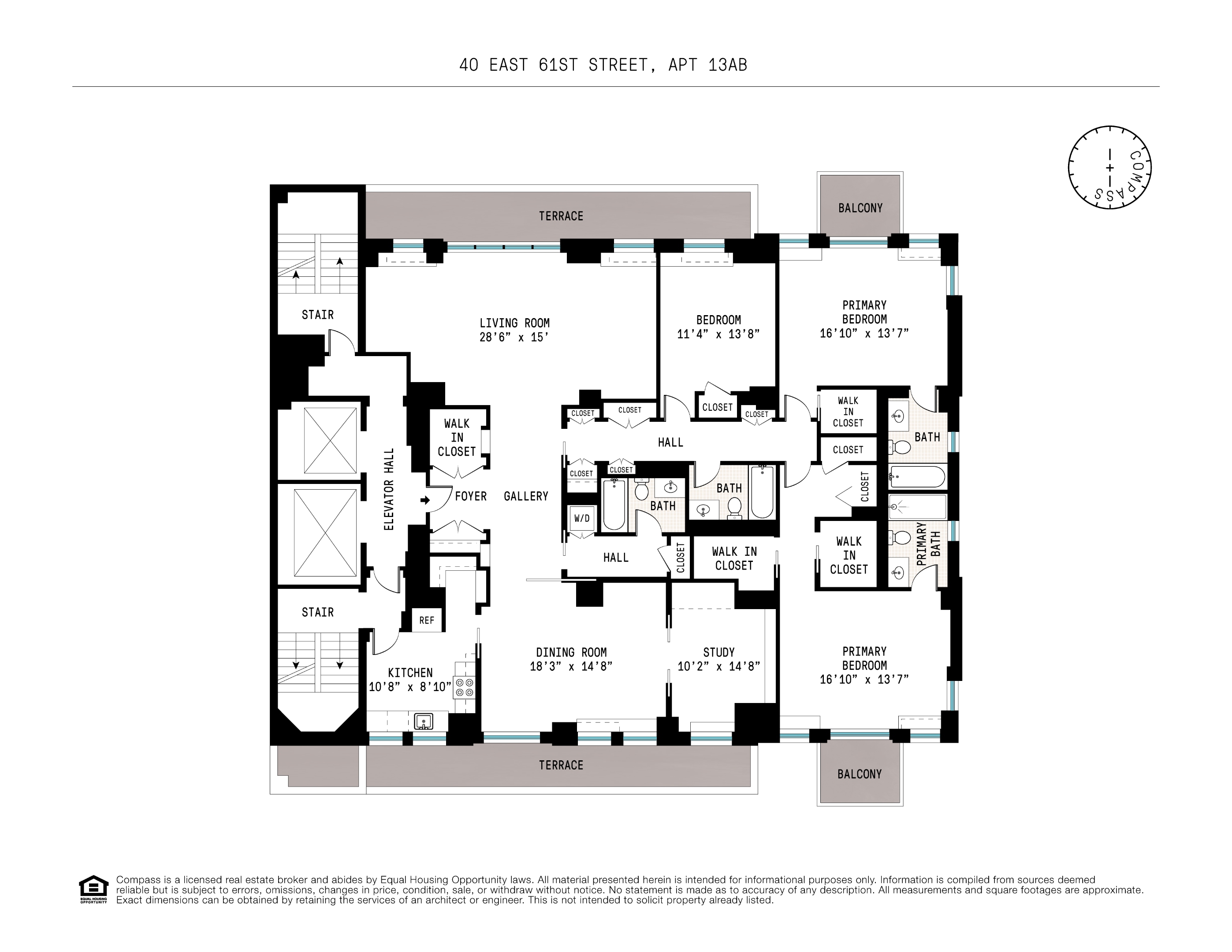 40 East 61st Street Unit: 13AB