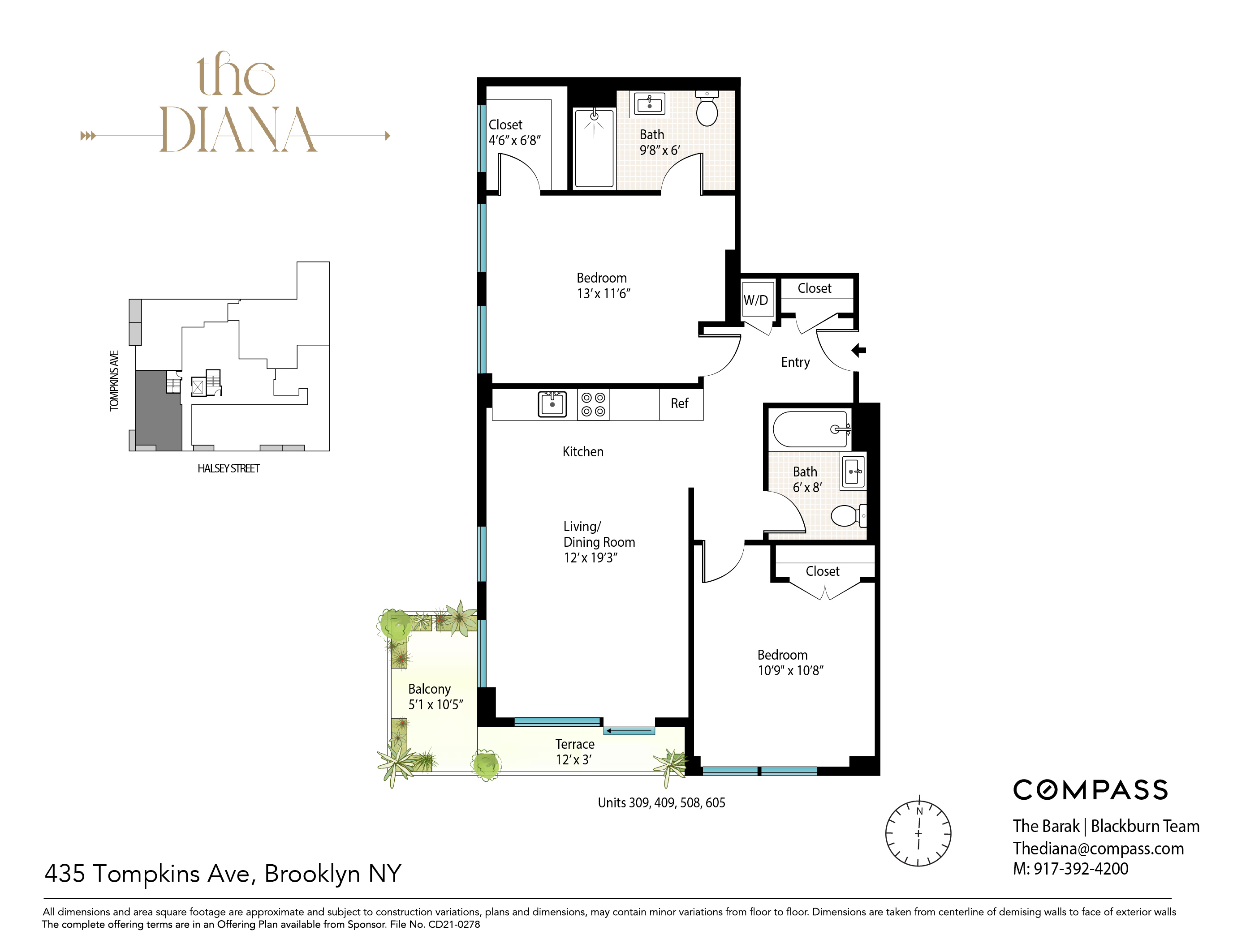 435 Tompkins Avenue Unit: 605