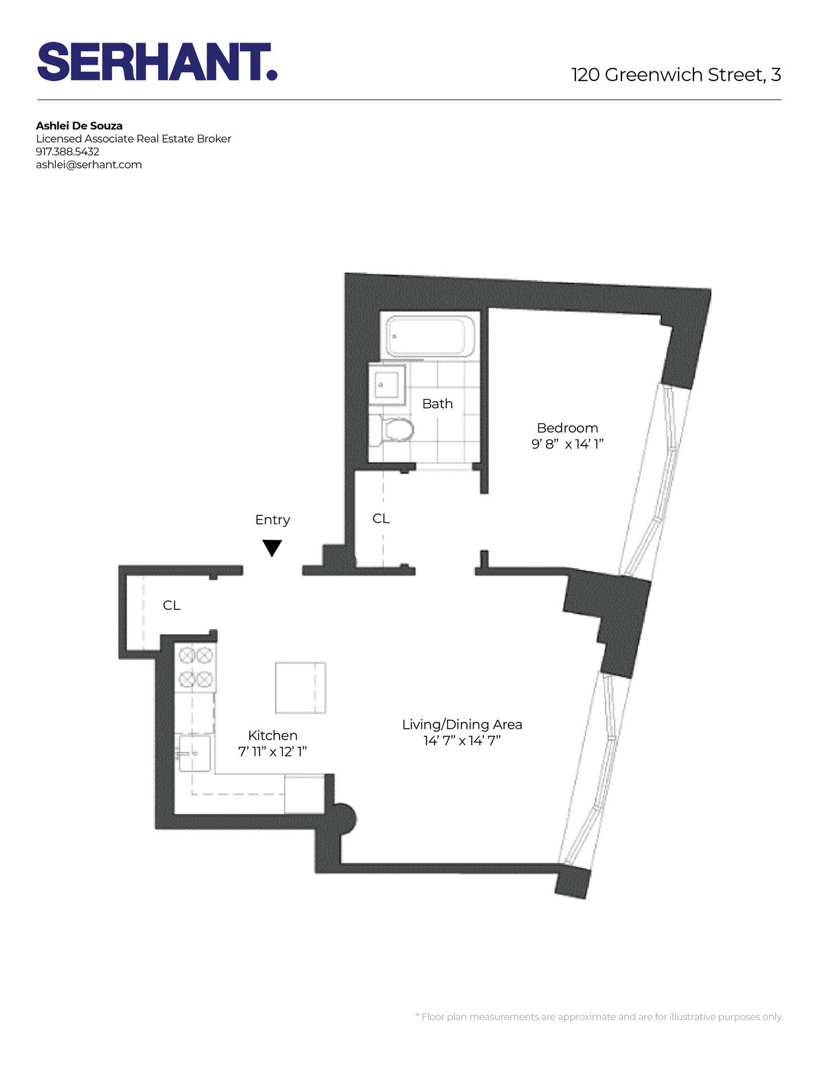 120 GREENWICH Street Unit: 3A