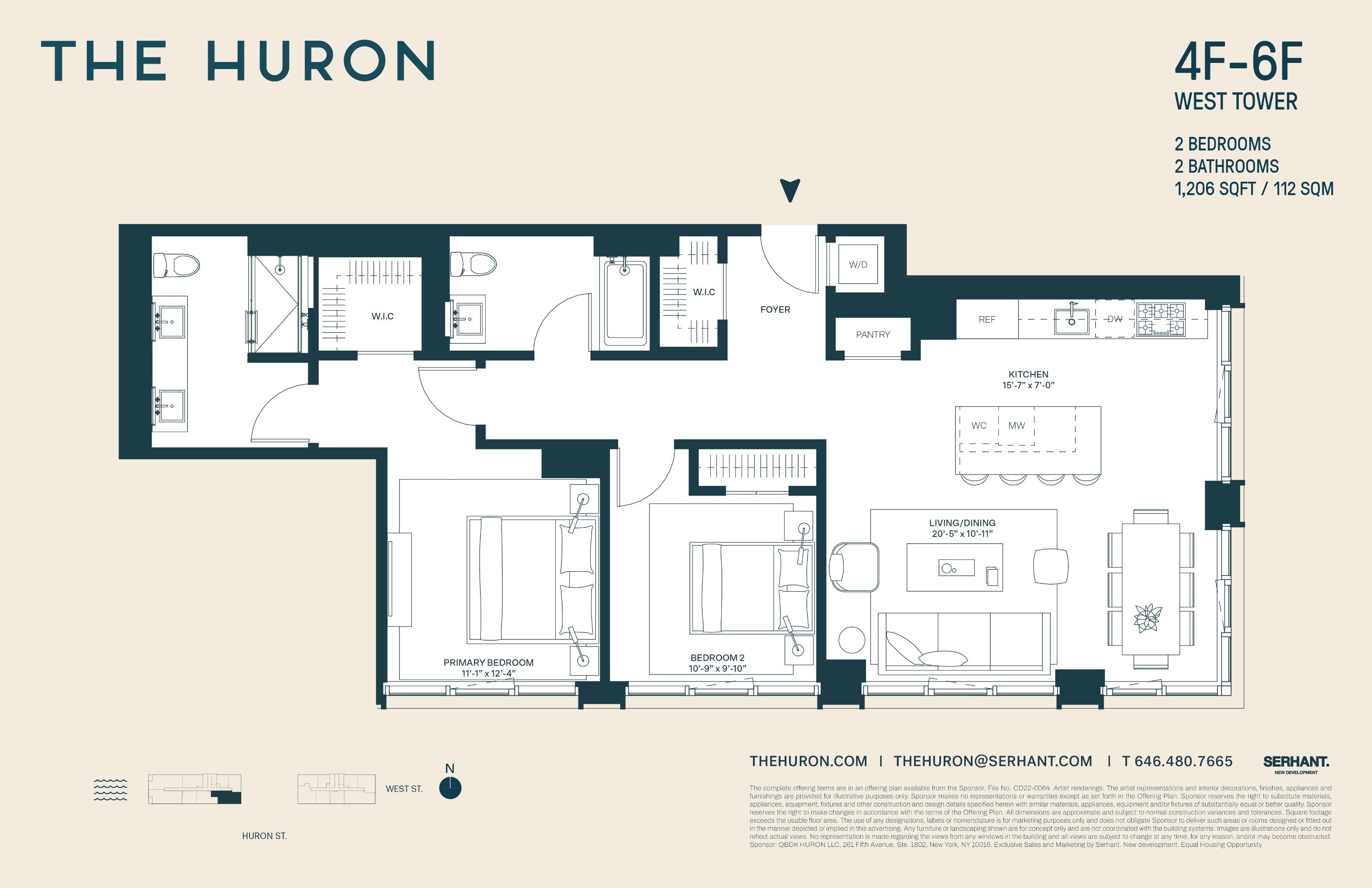 29 Huron Street Unit: 5F-W