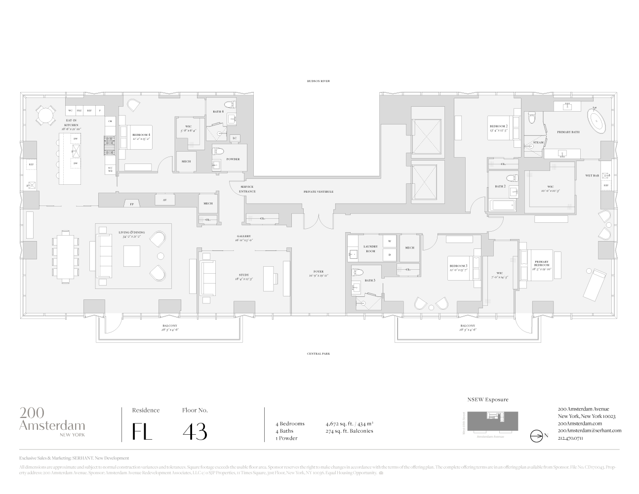 200 AMSTERDAM Avenue Unit: 43A