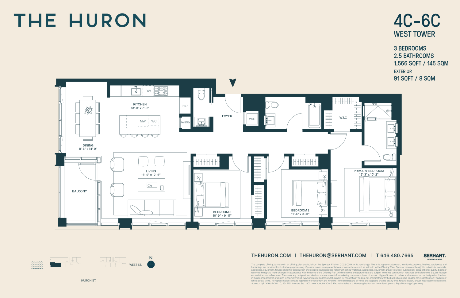 29 Huron Street Unit: 4C-W