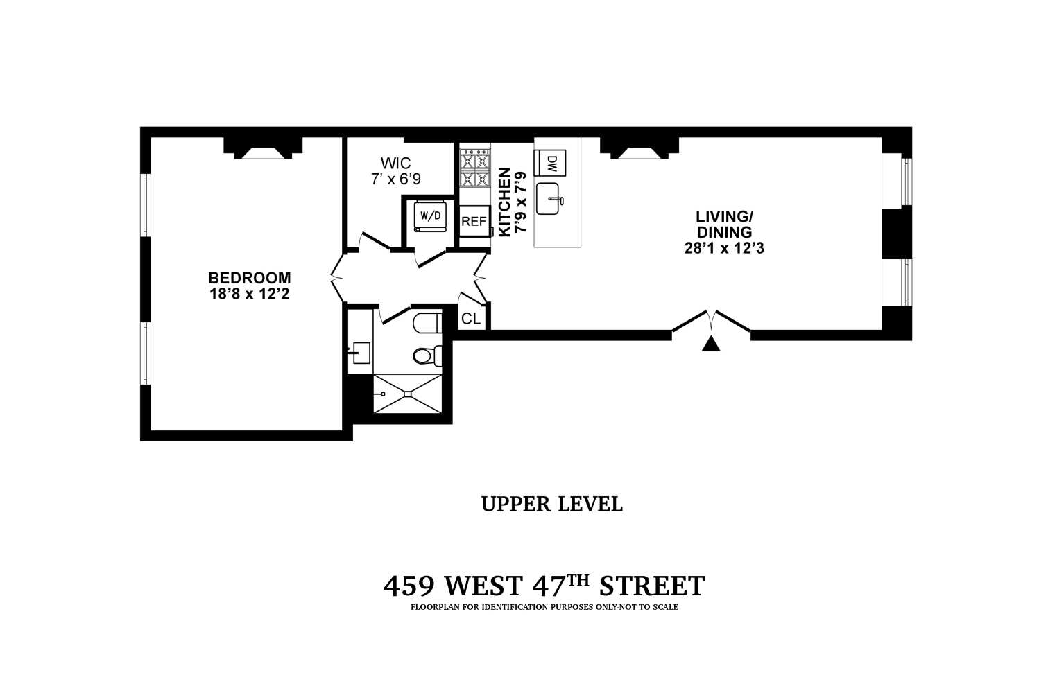 459 West 47th Street Unit: PARLOR