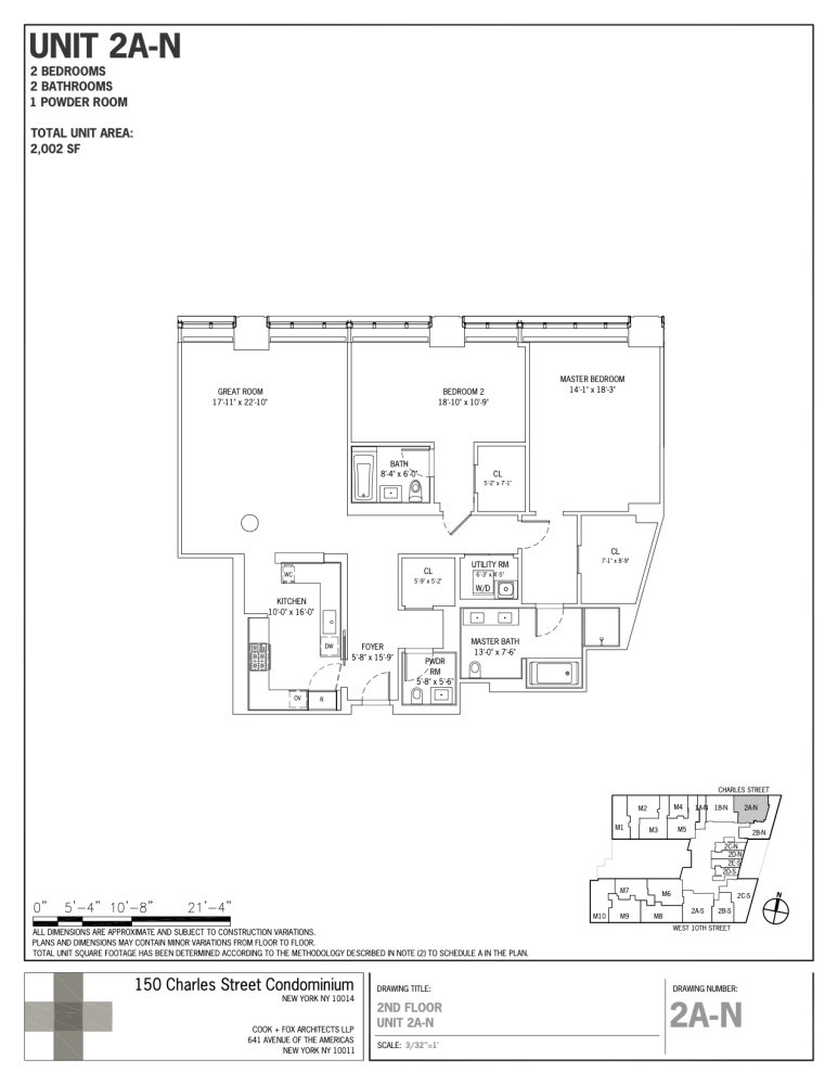 150 CHARLES Street Unit: 2AN