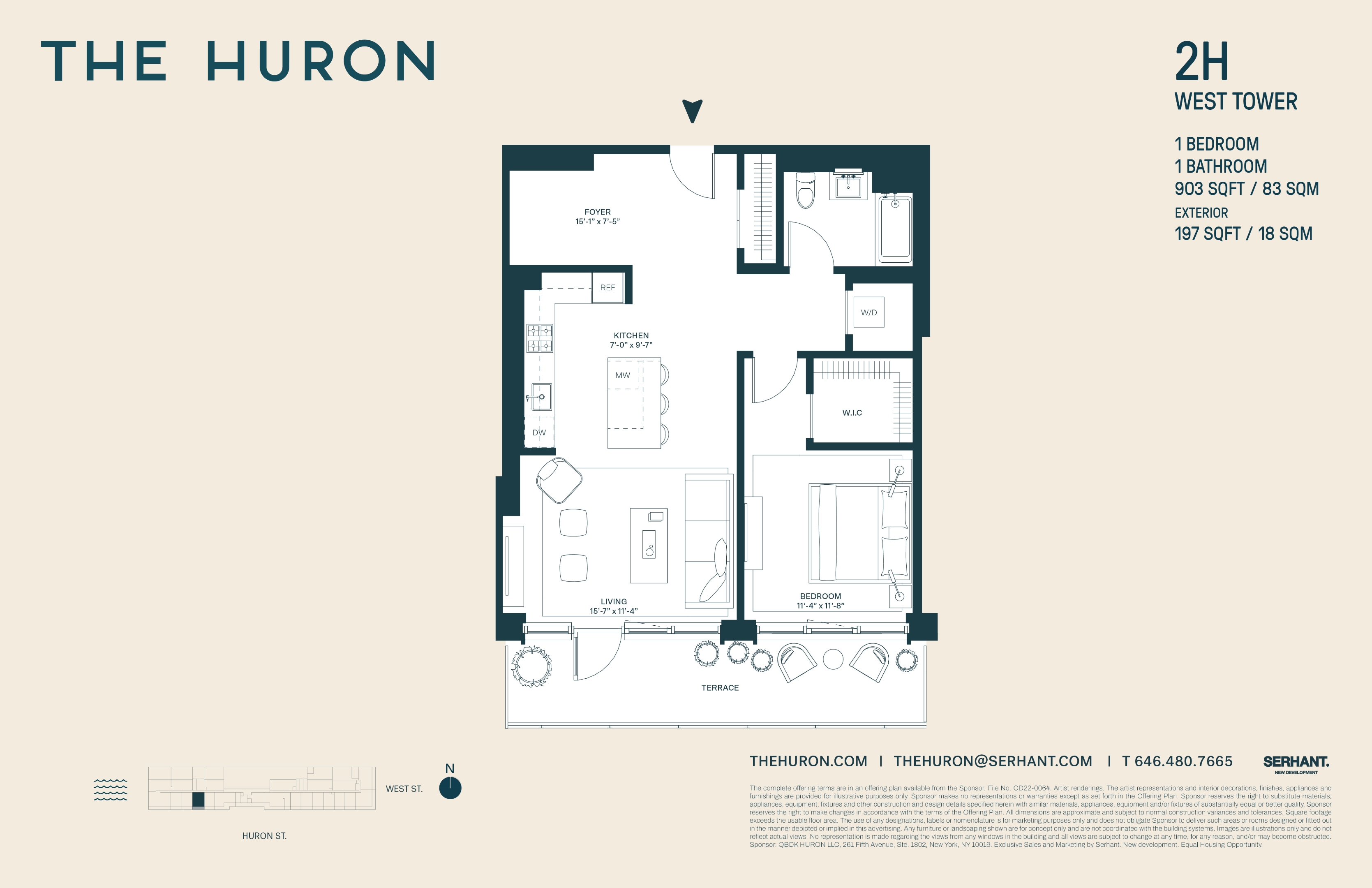 29 Huron Street Unit: 2F-W